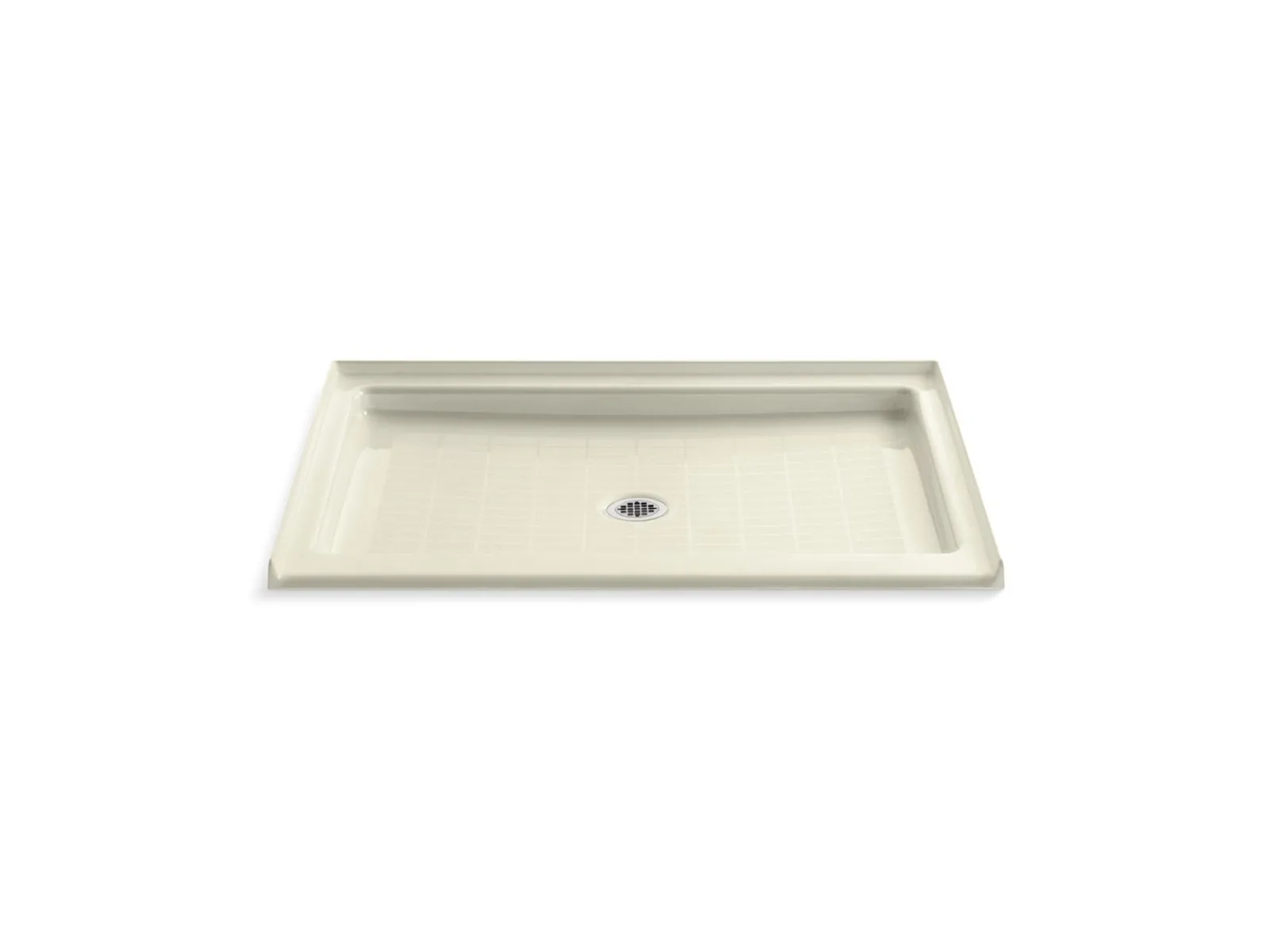 48" x 36" alcove shower base, center drain^Kohler