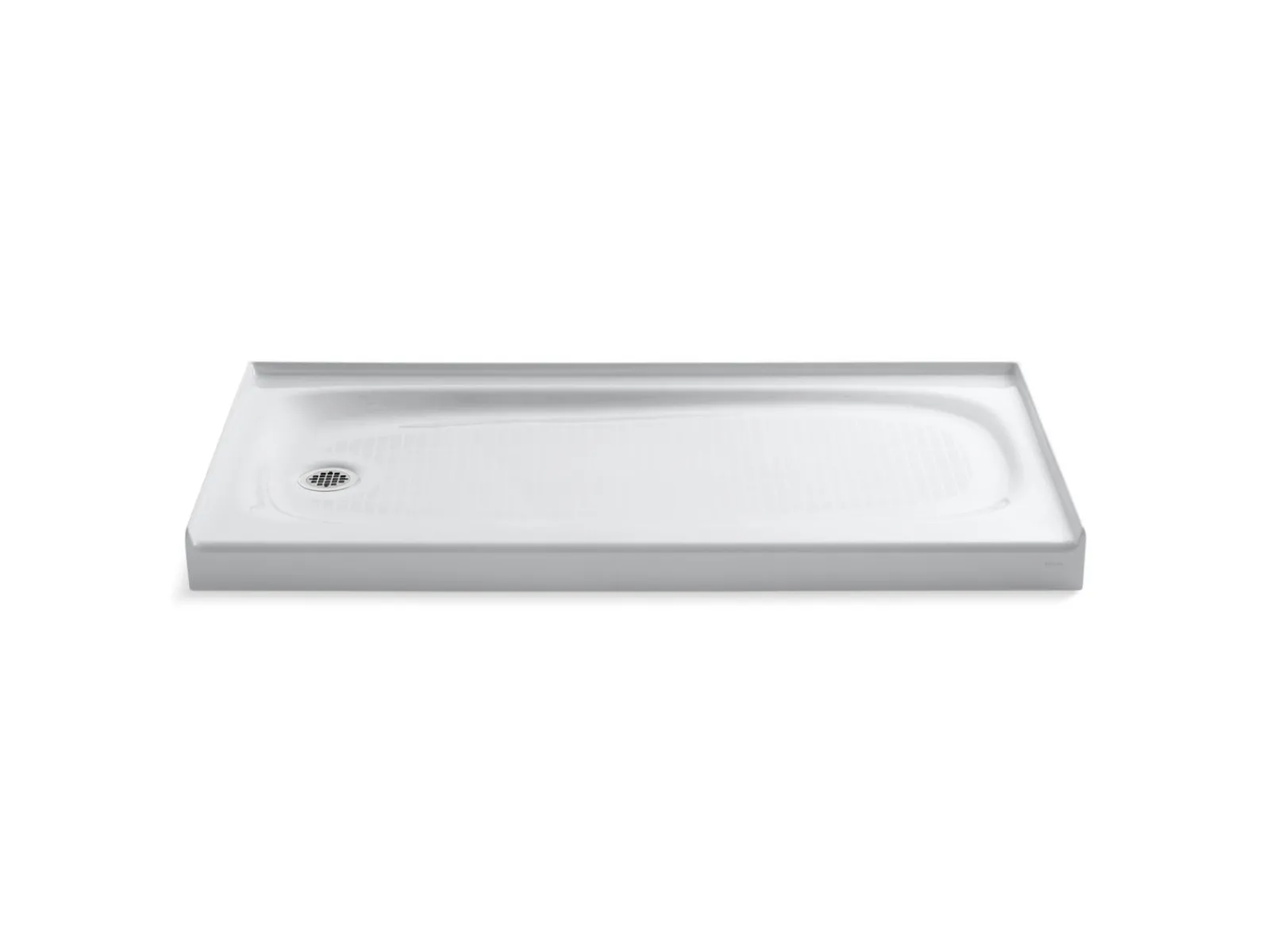60" x 30" alcove shower base, left drain^Kohler Clearance