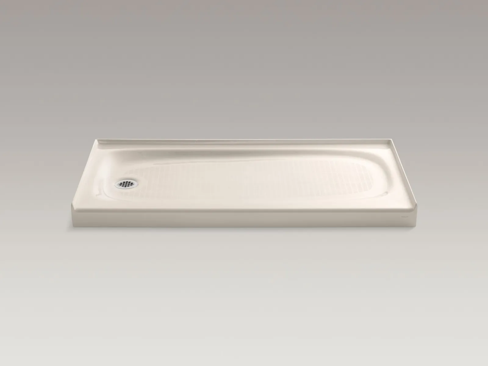 60" x 30" alcove shower base, left drain^Kohler Clearance