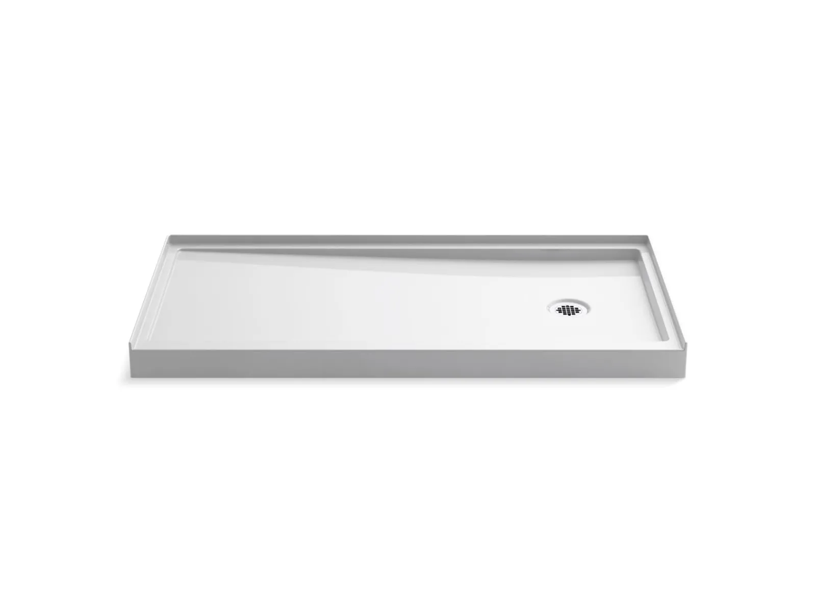 60" x 30" alcove shower base, right drain^Kohler Discount