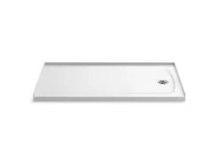 60" x 32" alcove shower base, right drain^Kohler Online