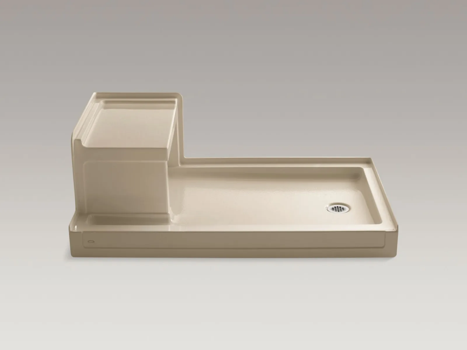 60" x 36" alcove shower base, right drain^Kohler Clearance