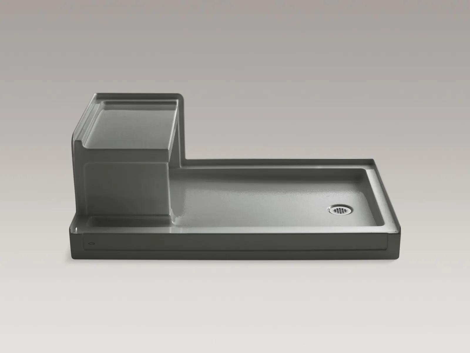 60" x 36" alcove shower base, right drain^Kohler Clearance