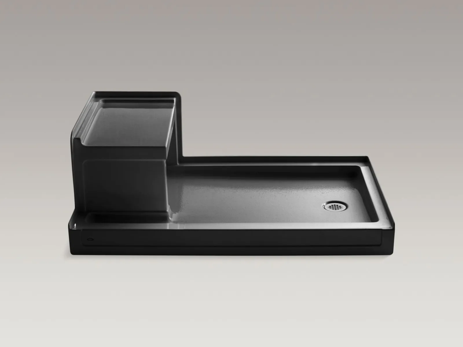 60" x 36" alcove shower base, right drain^Kohler Clearance