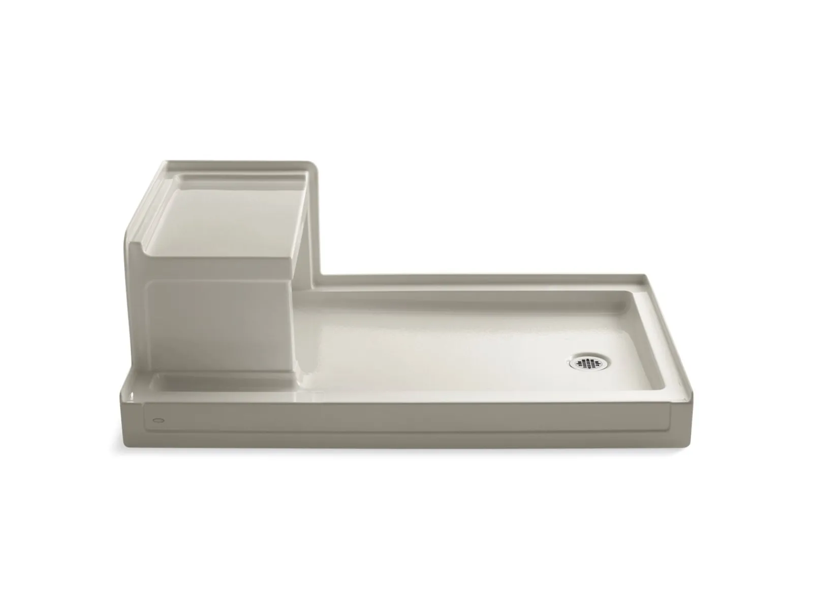 60" x 36" alcove shower base, right drain^Kohler Clearance