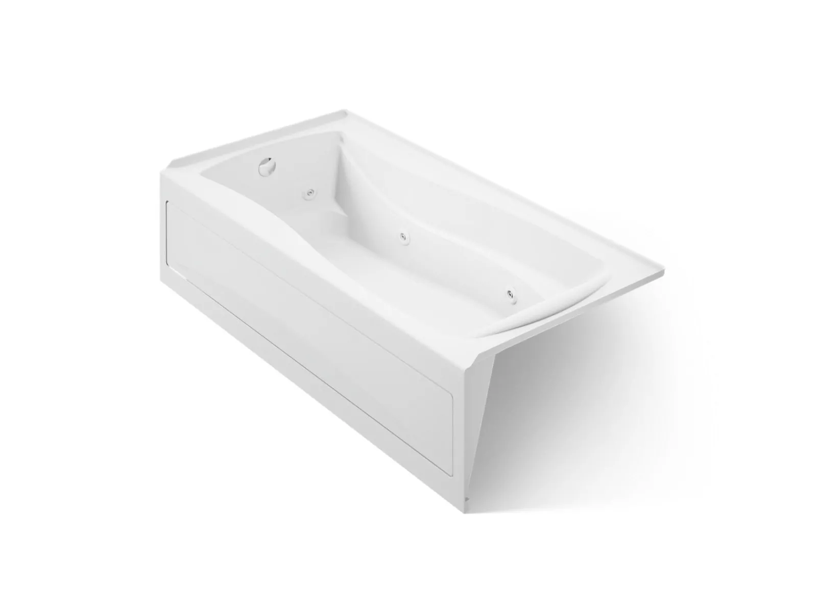 72" x 36" alcove whirlpool bath, left drain^Kohler Online
