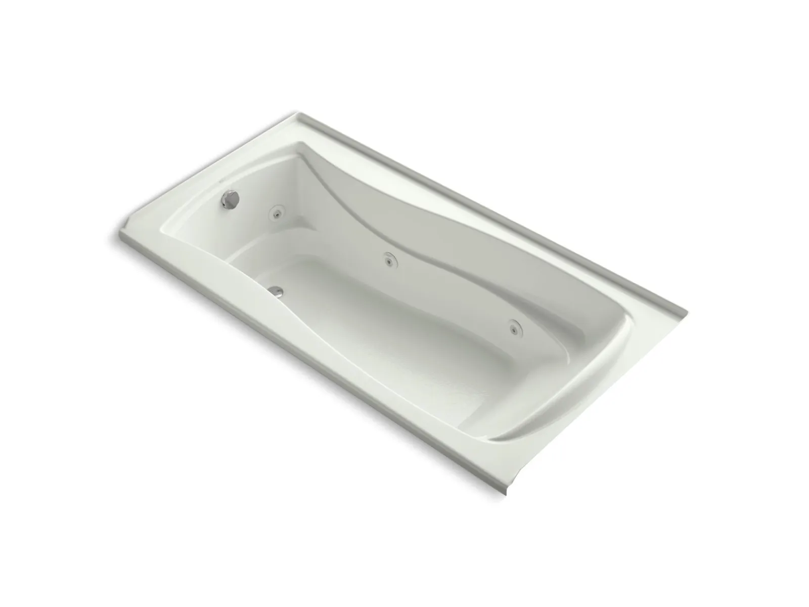 72" x 36" alcove whirlpool bath, left drain^Kohler Online