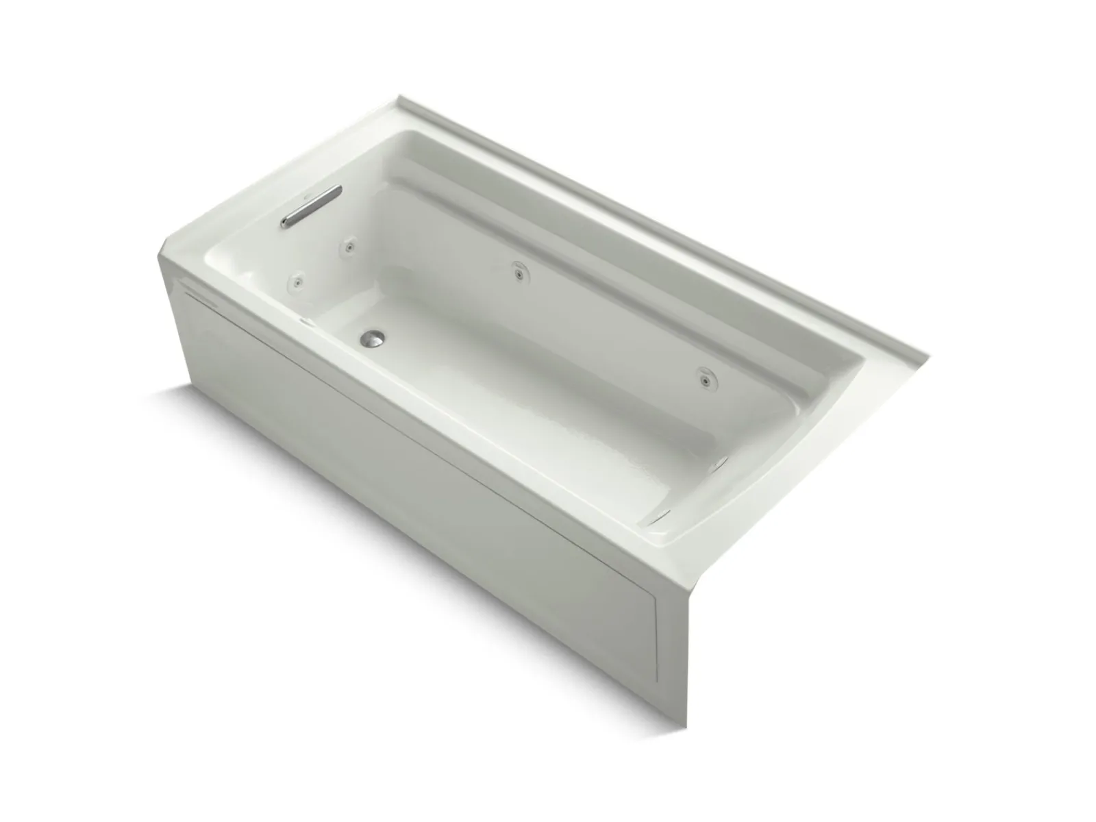 72" x 36" alcove whirlpool bath with alcove, left drain^Kohler