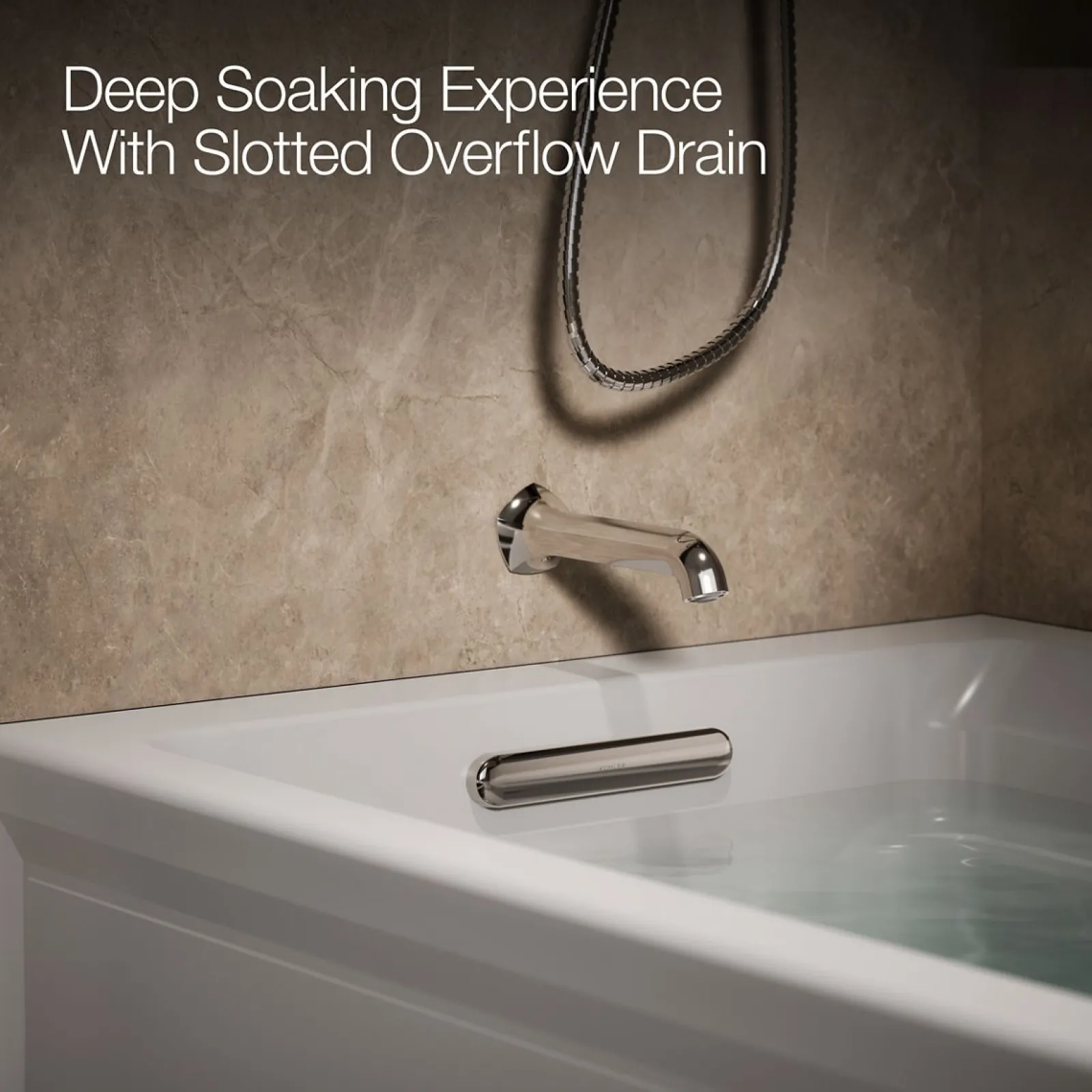 72" x 36" alcove whirlpool bath with alcove, left drain^Kohler