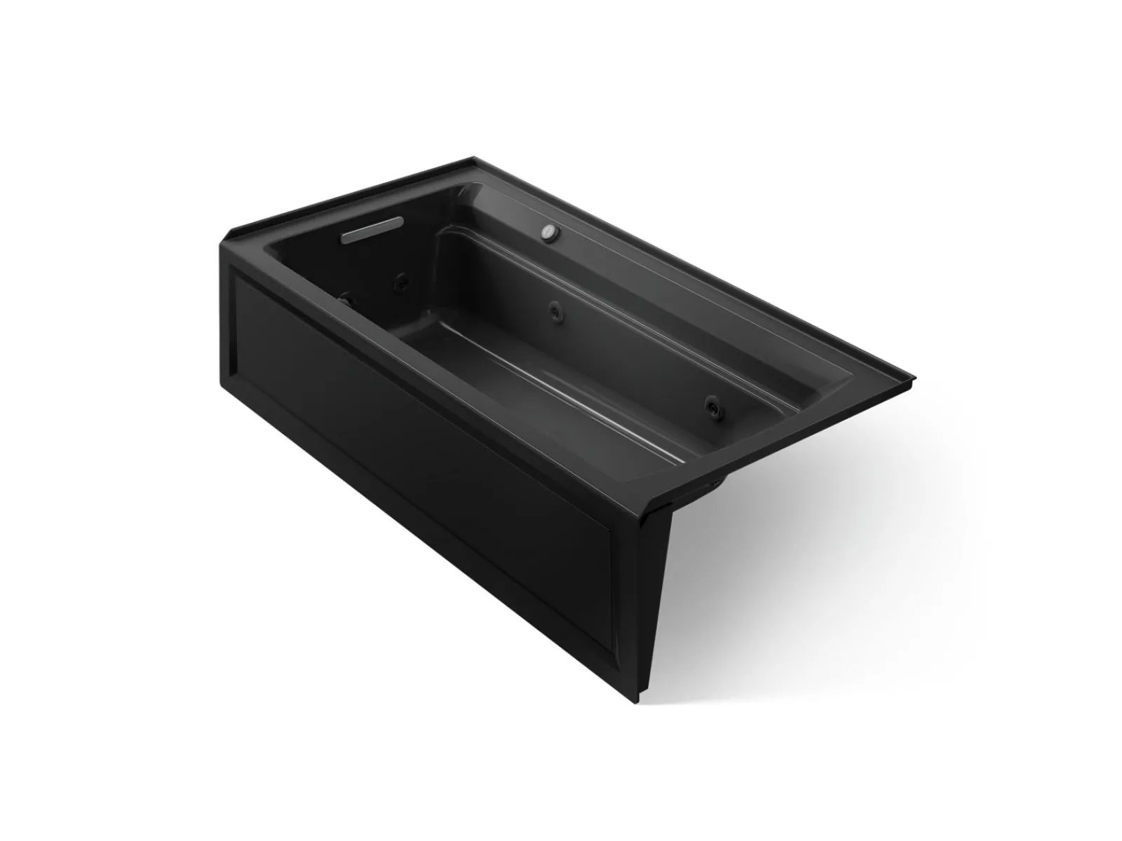 72" x 36" alcove whirlpool bath with Bask® heated surface, left drain^Kohler
