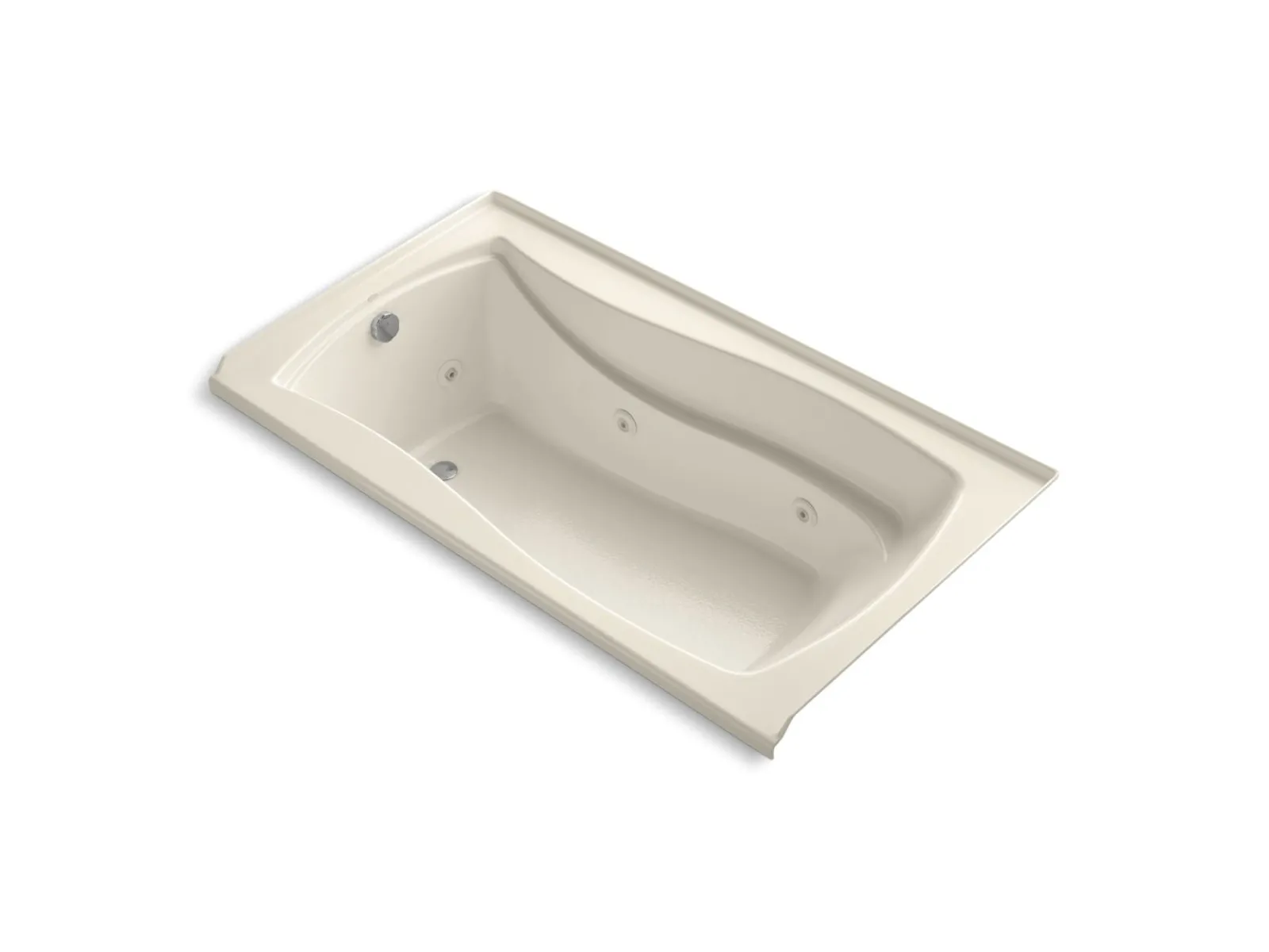 66" x 36" alcove whirlpool bath with Bask® heated surface, left drain^Kohler Sale