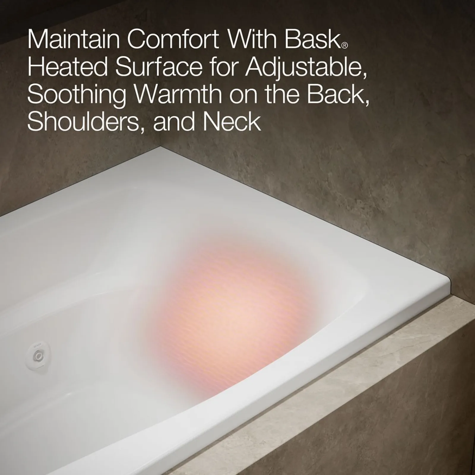 66" x 36" alcove whirlpool bath with Bask® heated surface, left drain^Kohler Sale