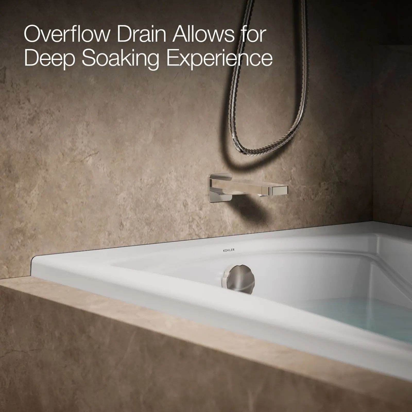 66" x 36" alcove whirlpool bath with Bask® heated surface, left drain^Kohler Sale