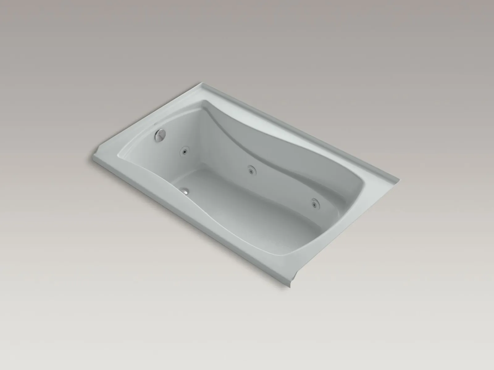 60" x 36" alcove whirlpool, left drain^Kohler Clearance