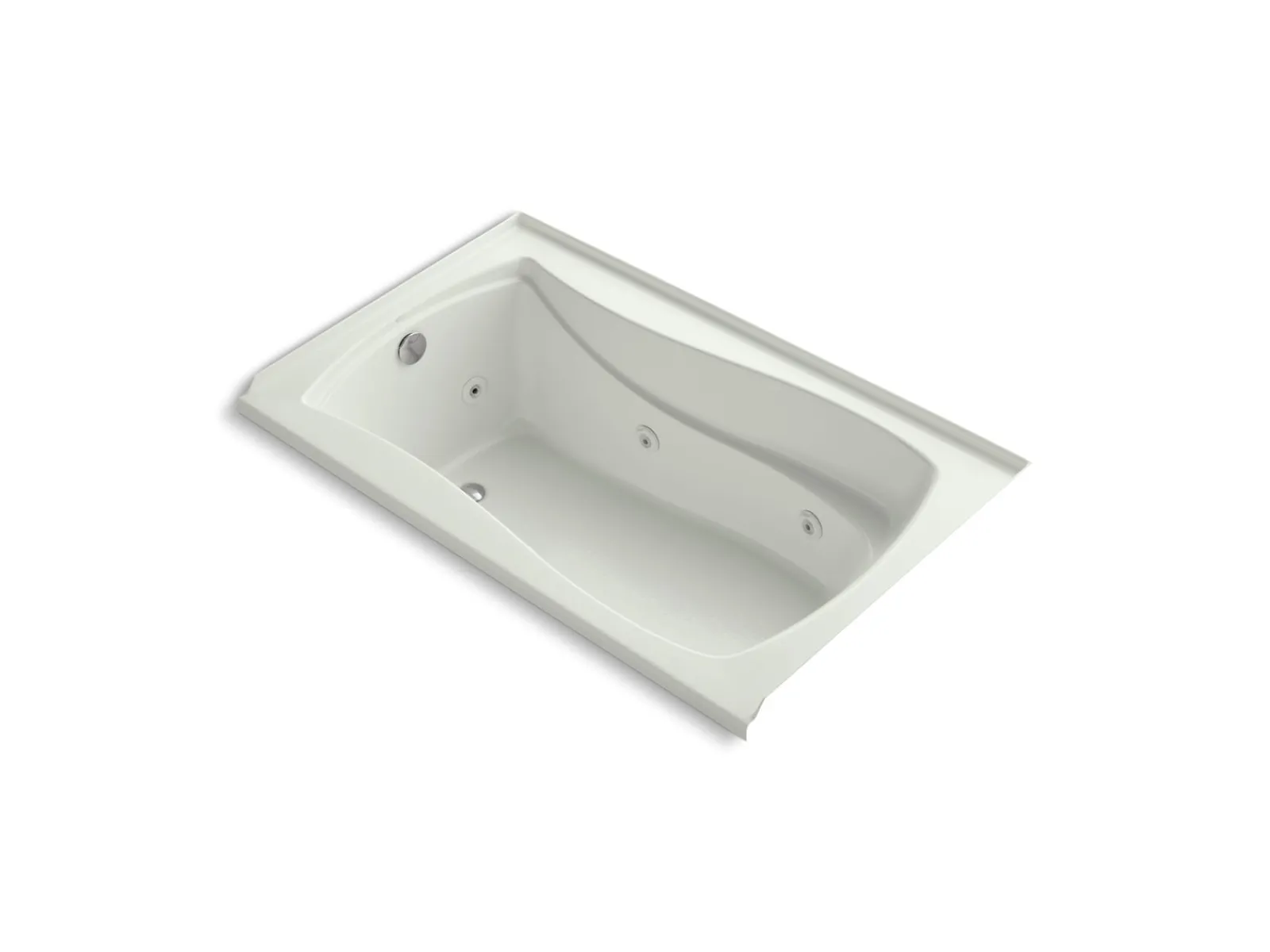 60" x 36" alcove whirlpool, left drain^Kohler Clearance