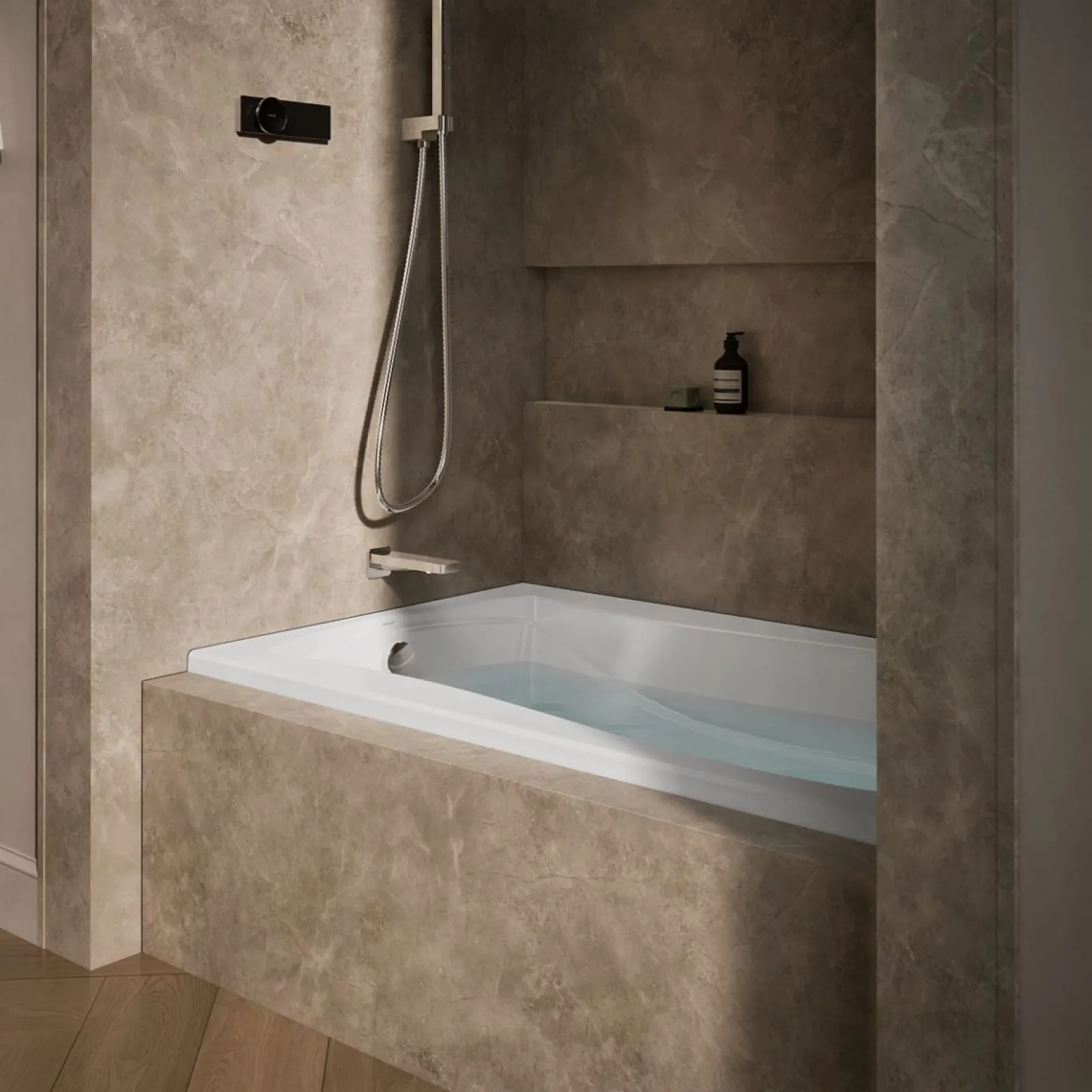 60" x 36" alcove whirlpool, left drain^Kohler Clearance
