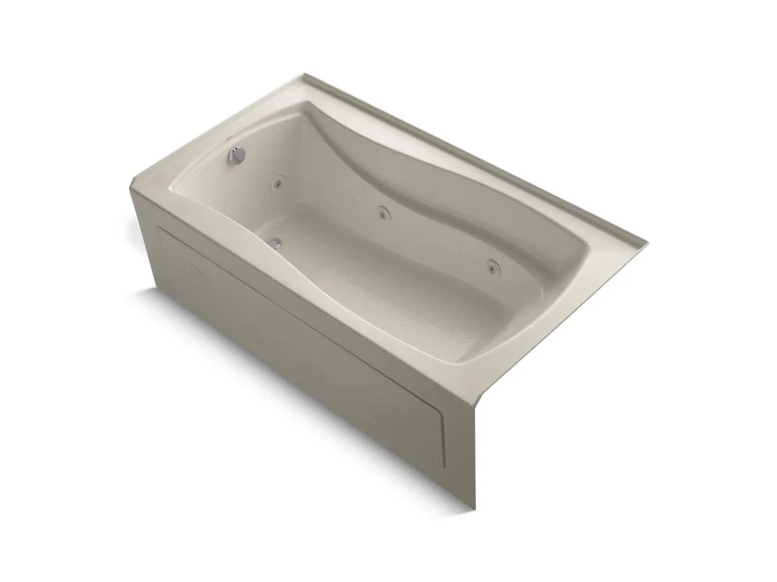 66" x 36" alcove whirlpool with alcove, left drain^Kohler Best