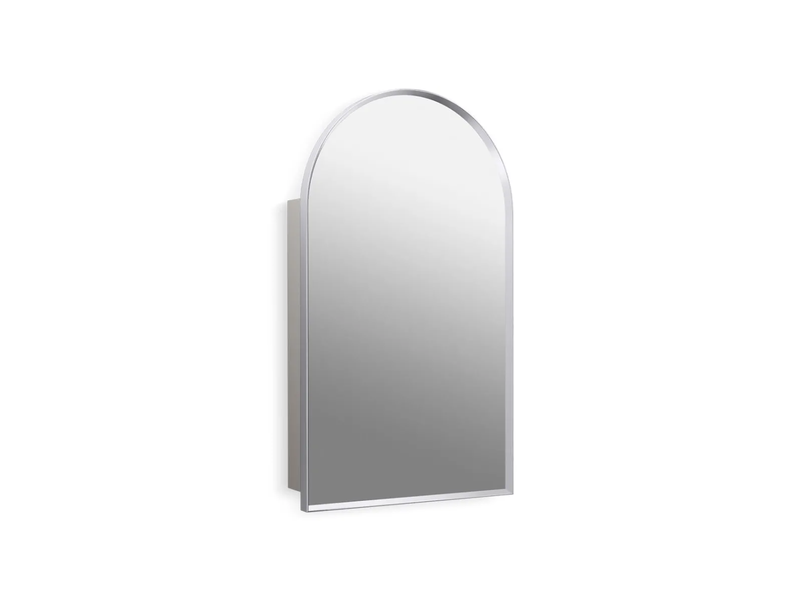 20" x 34" arched framed medicine cabinet, left-hinged^Kohler Hot