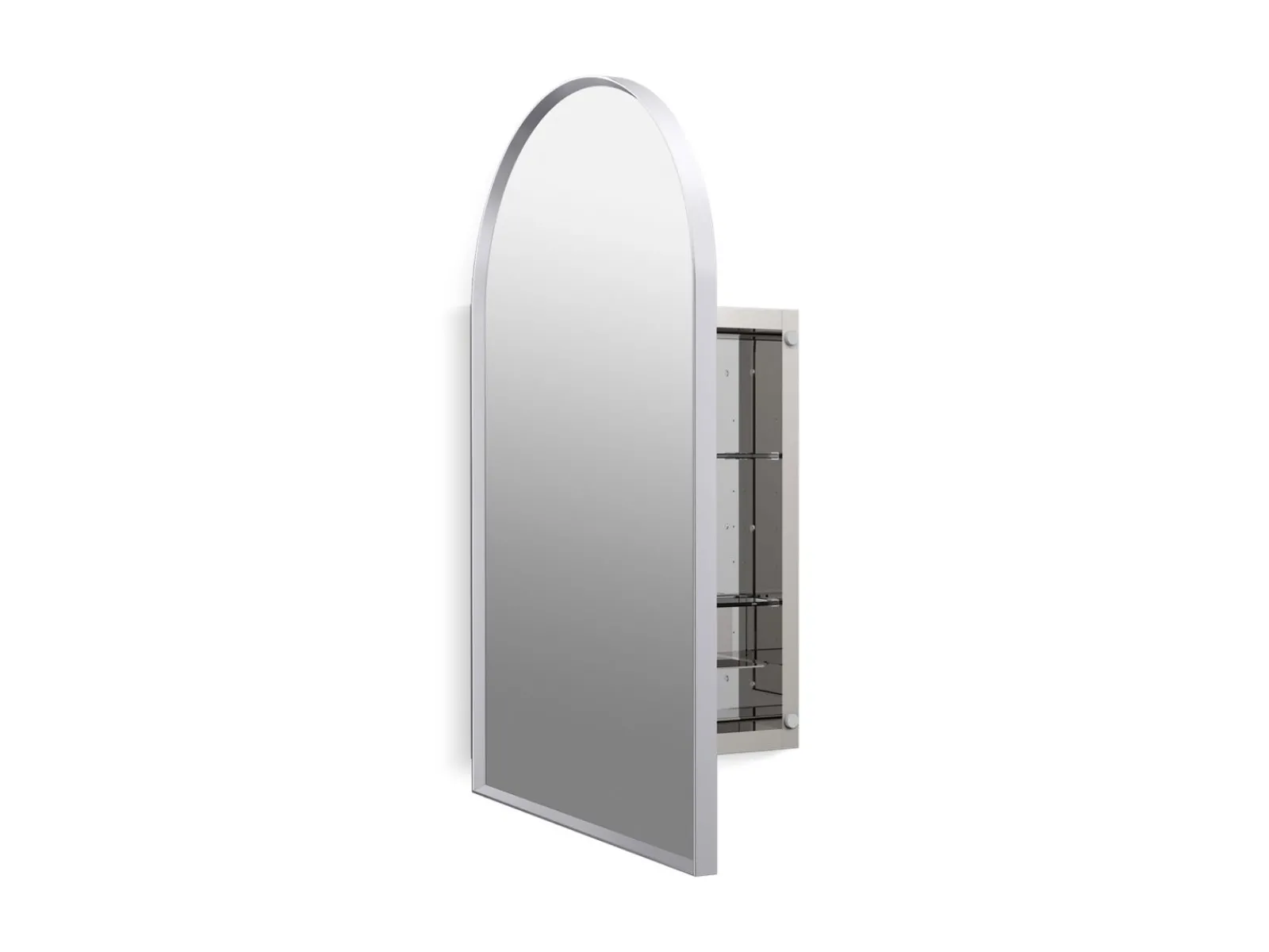 20" x 34" arched framed medicine cabinet, left-hinged^Kohler Hot