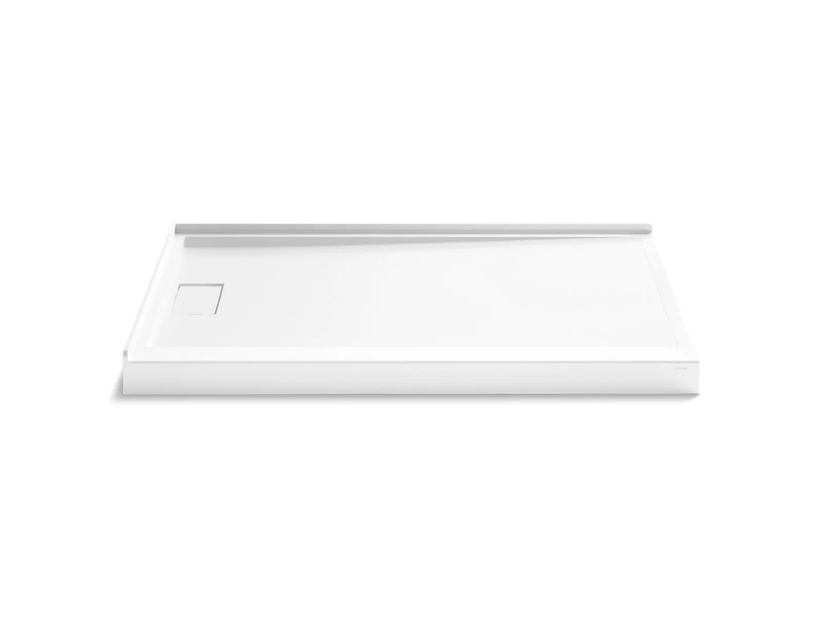 60" x 36" corner shower base, left drain^Kohler Online