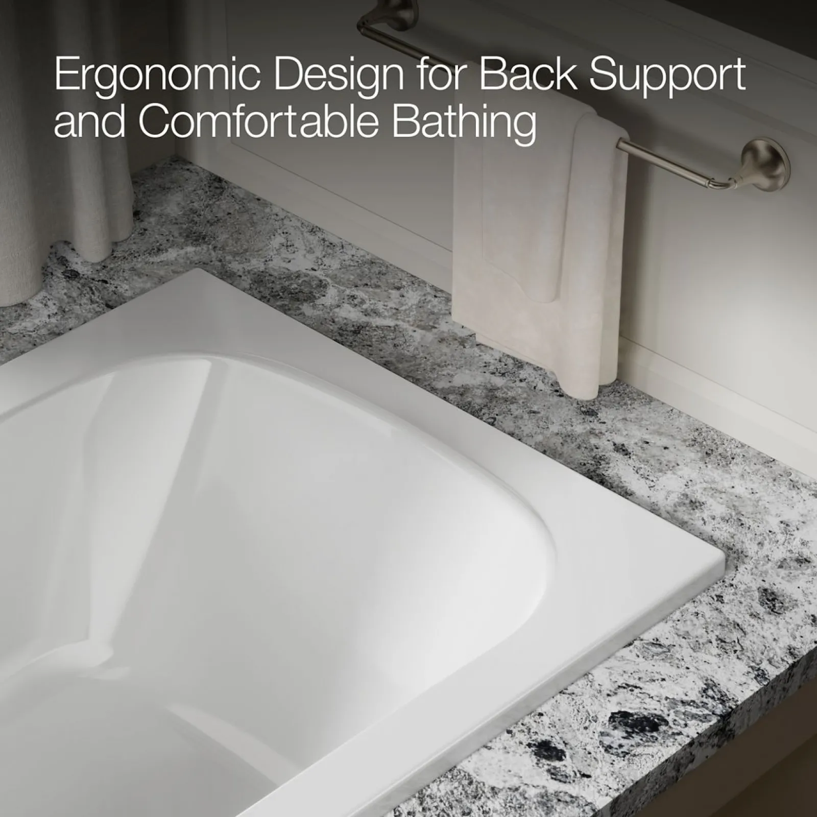 72" x 36" drop-in bath^Kohler New