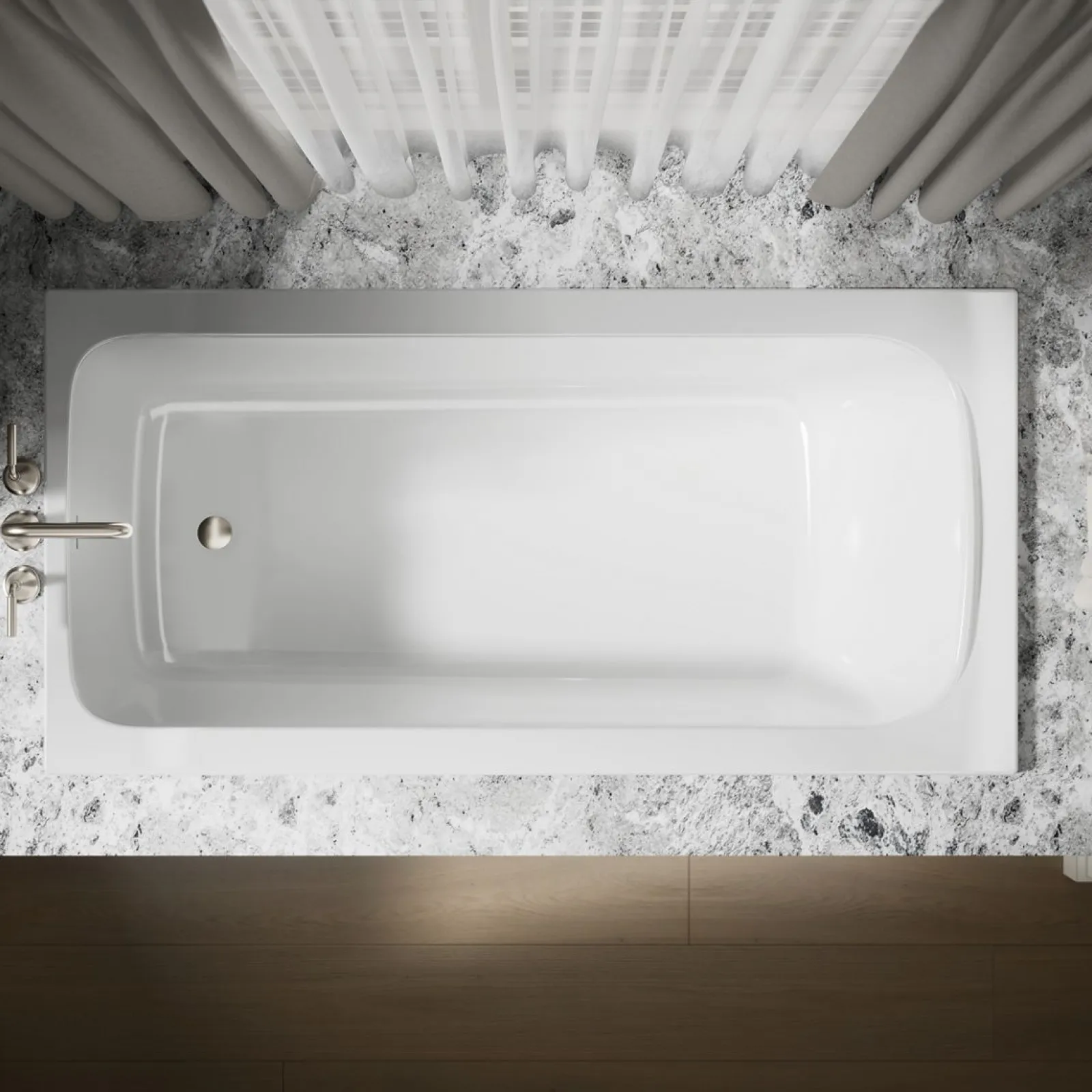 72" x 36" drop-in bath^Kohler New