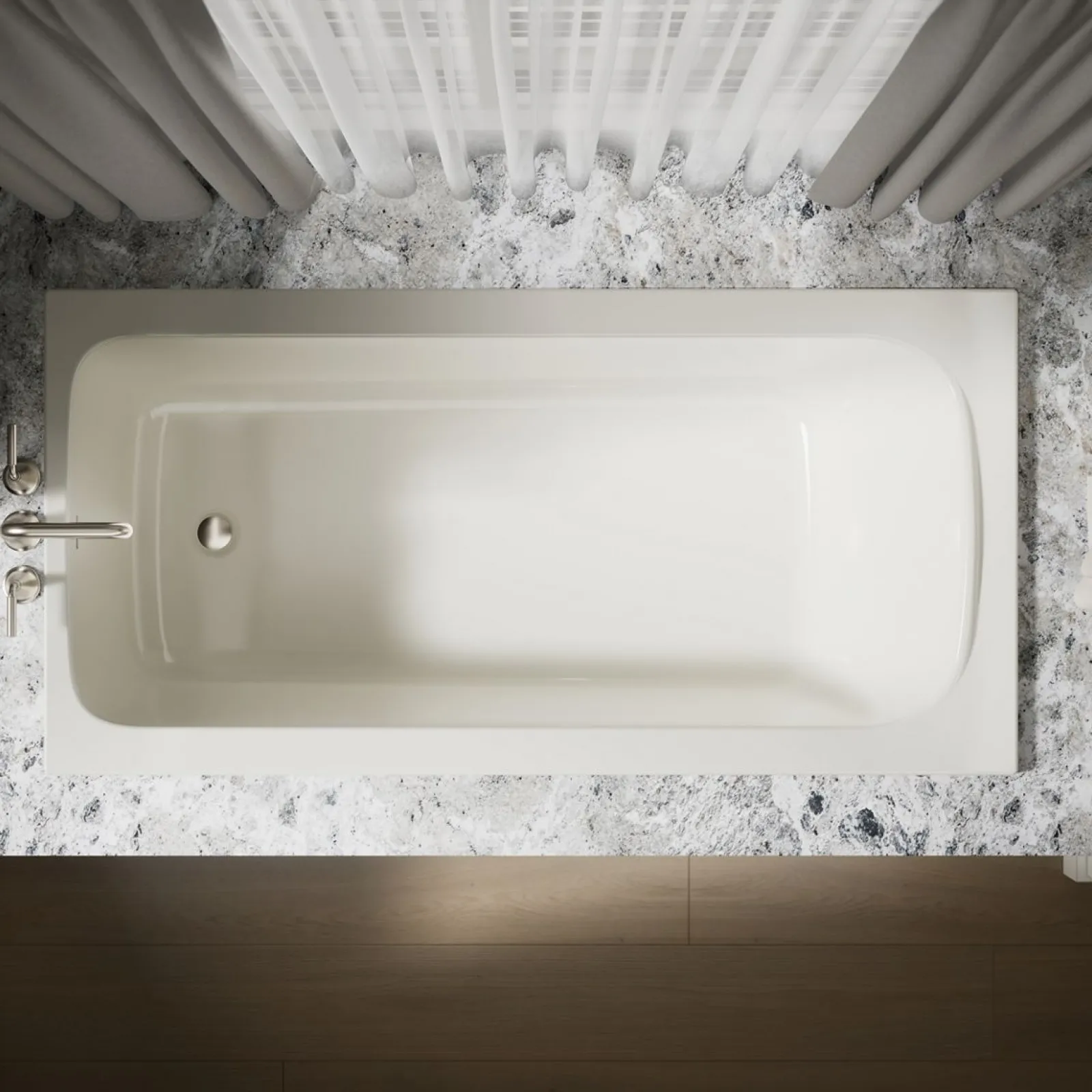 72" x 36" drop-in bath^Kohler New