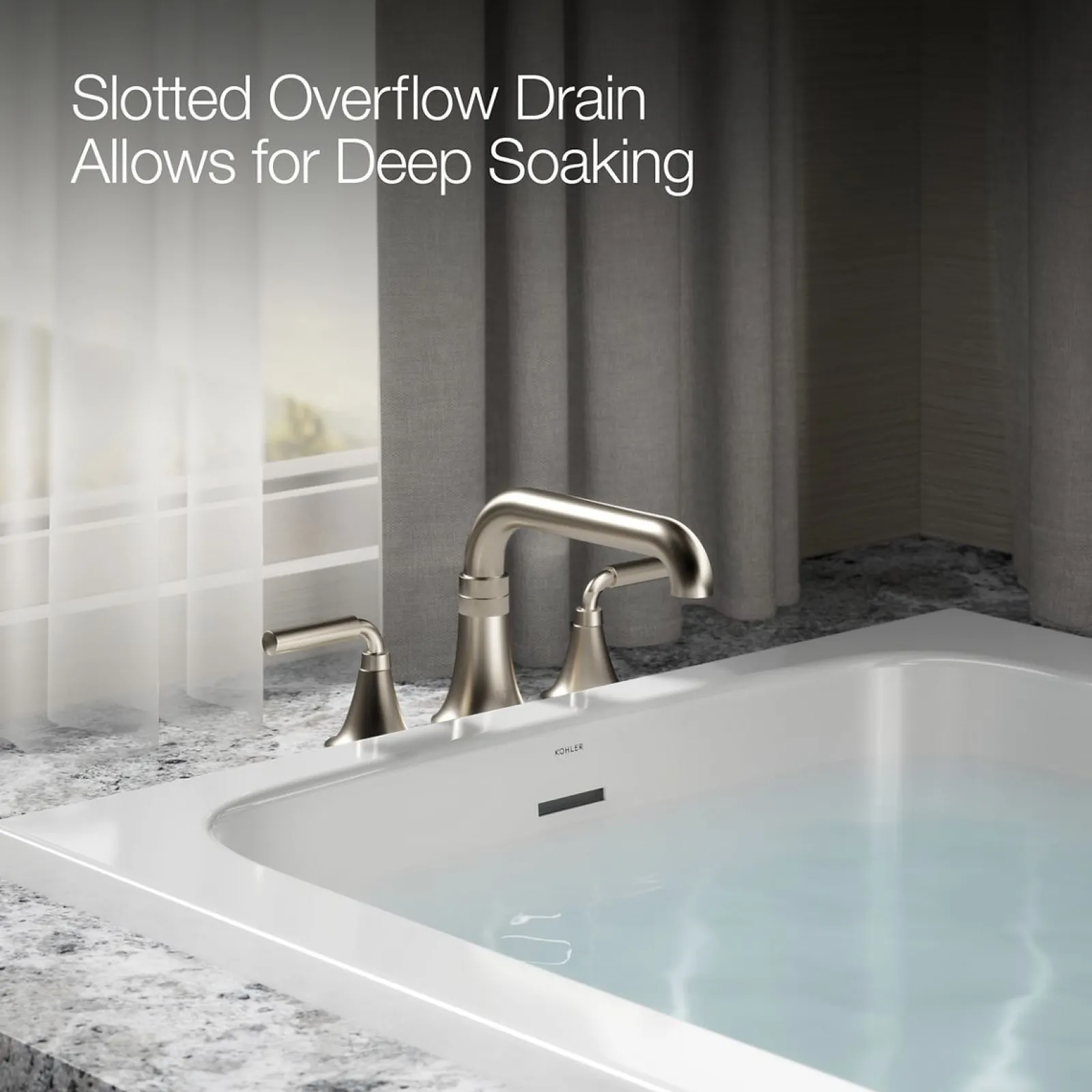 72" x 36" drop-in bath^Kohler New