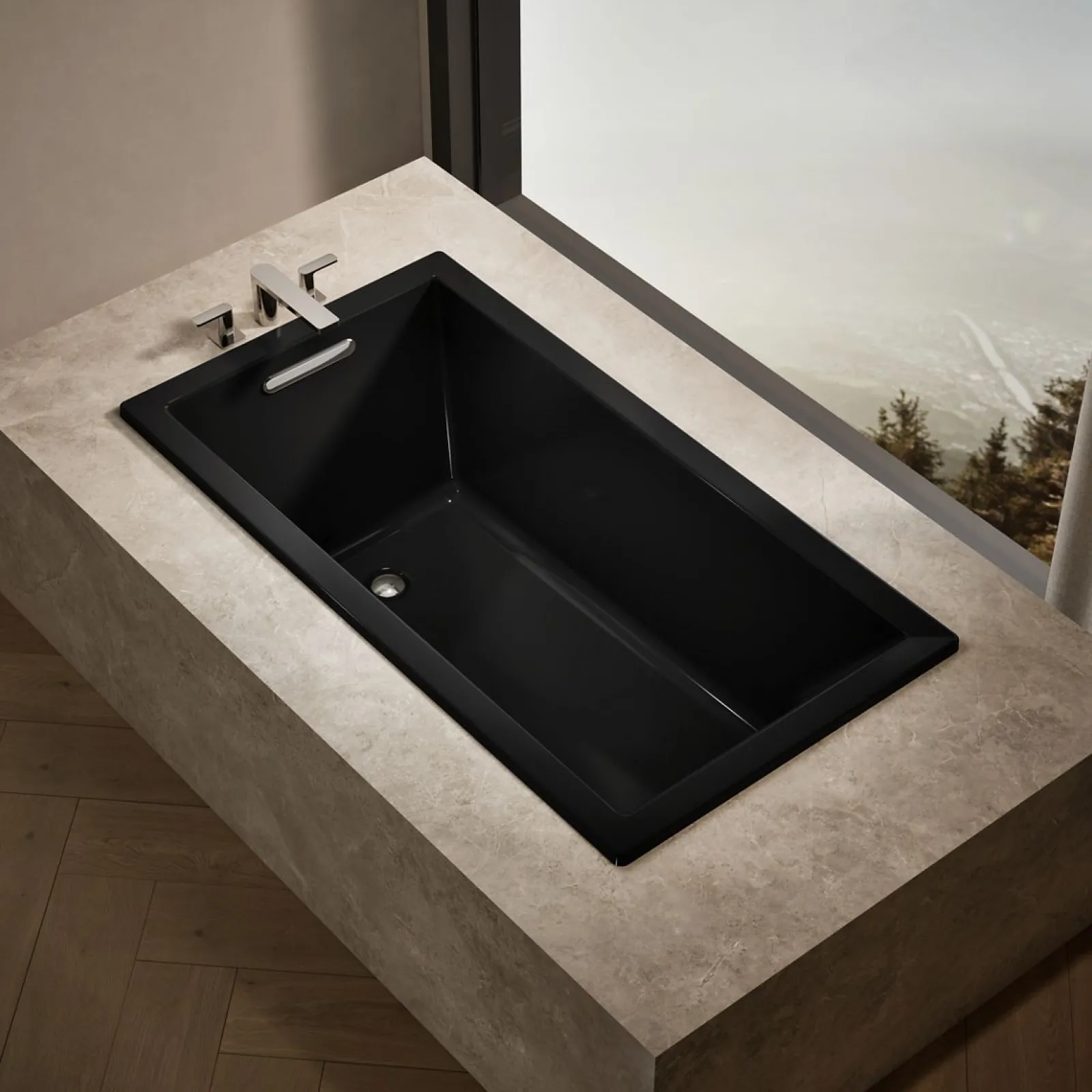 60" x 32" drop-in bath^Kohler