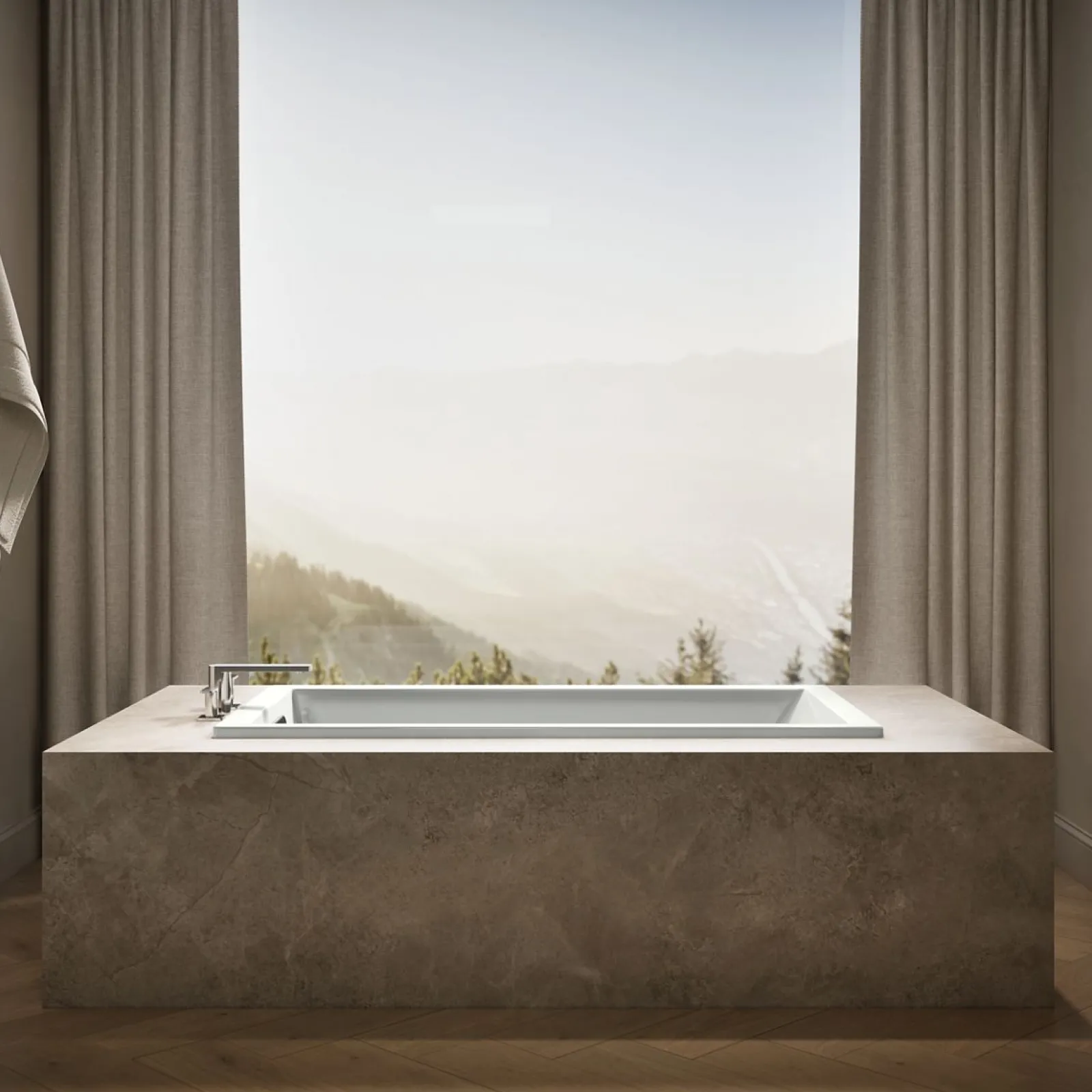 60" x 32" drop-in bath^Kohler