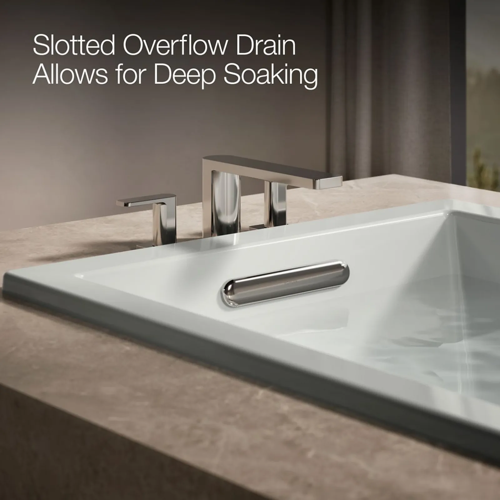 60" x 32" drop-in bath^Kohler