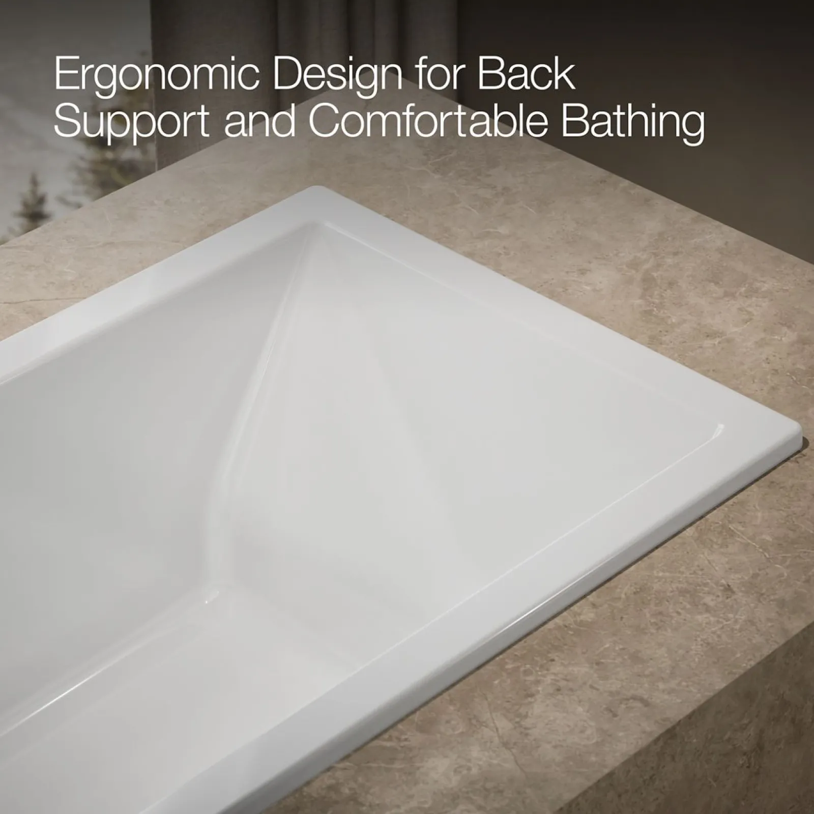 60" x 32" drop-in bath^Kohler