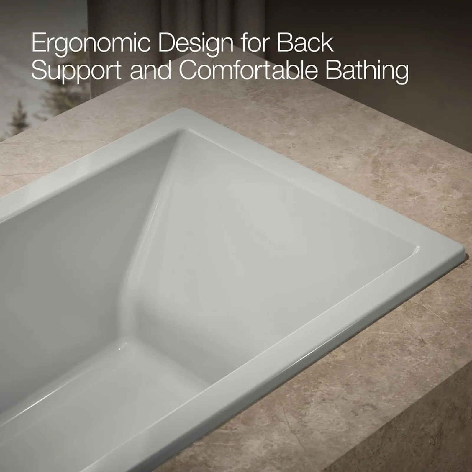 60" x 32" drop-in bath^Kohler