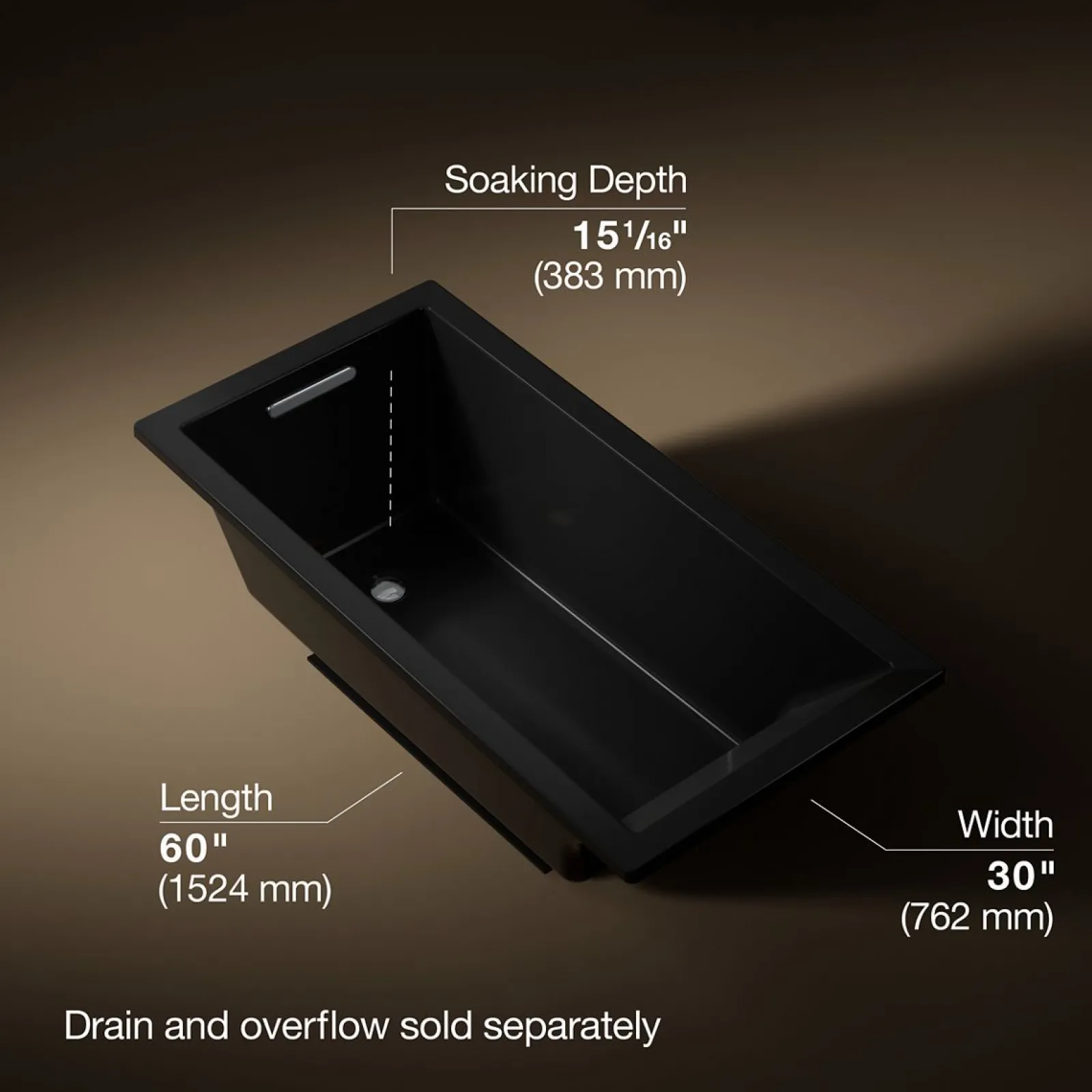 60" x 30" drop-in bath^Kohler Best