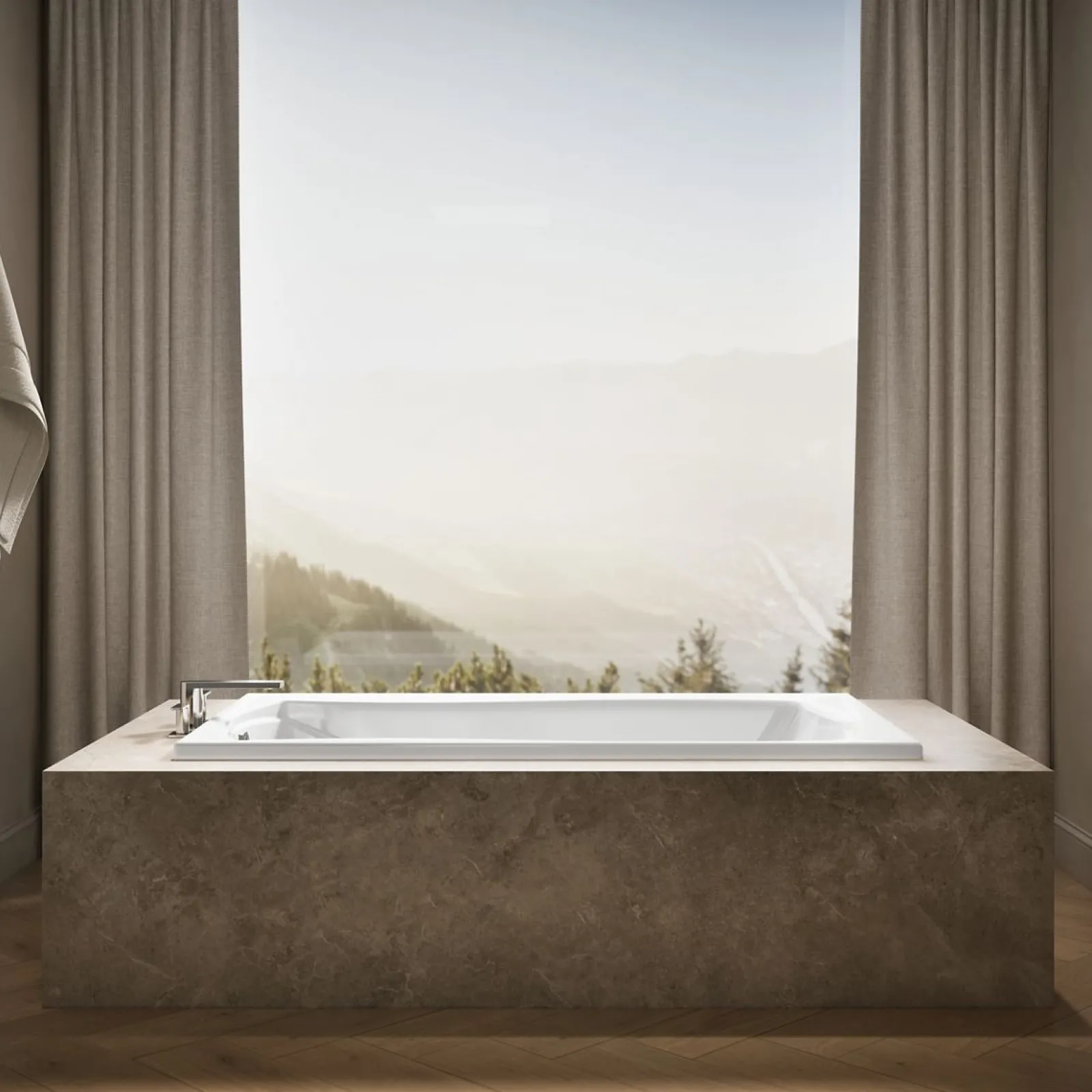 66" x 36" drop-in bath^Kohler Hot