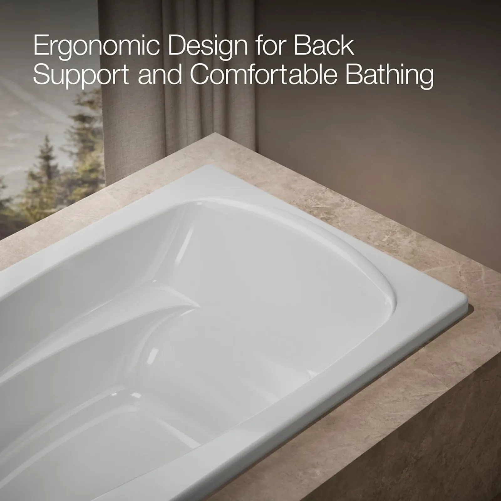 72" x 36" drop-in bath^Kohler Outlet