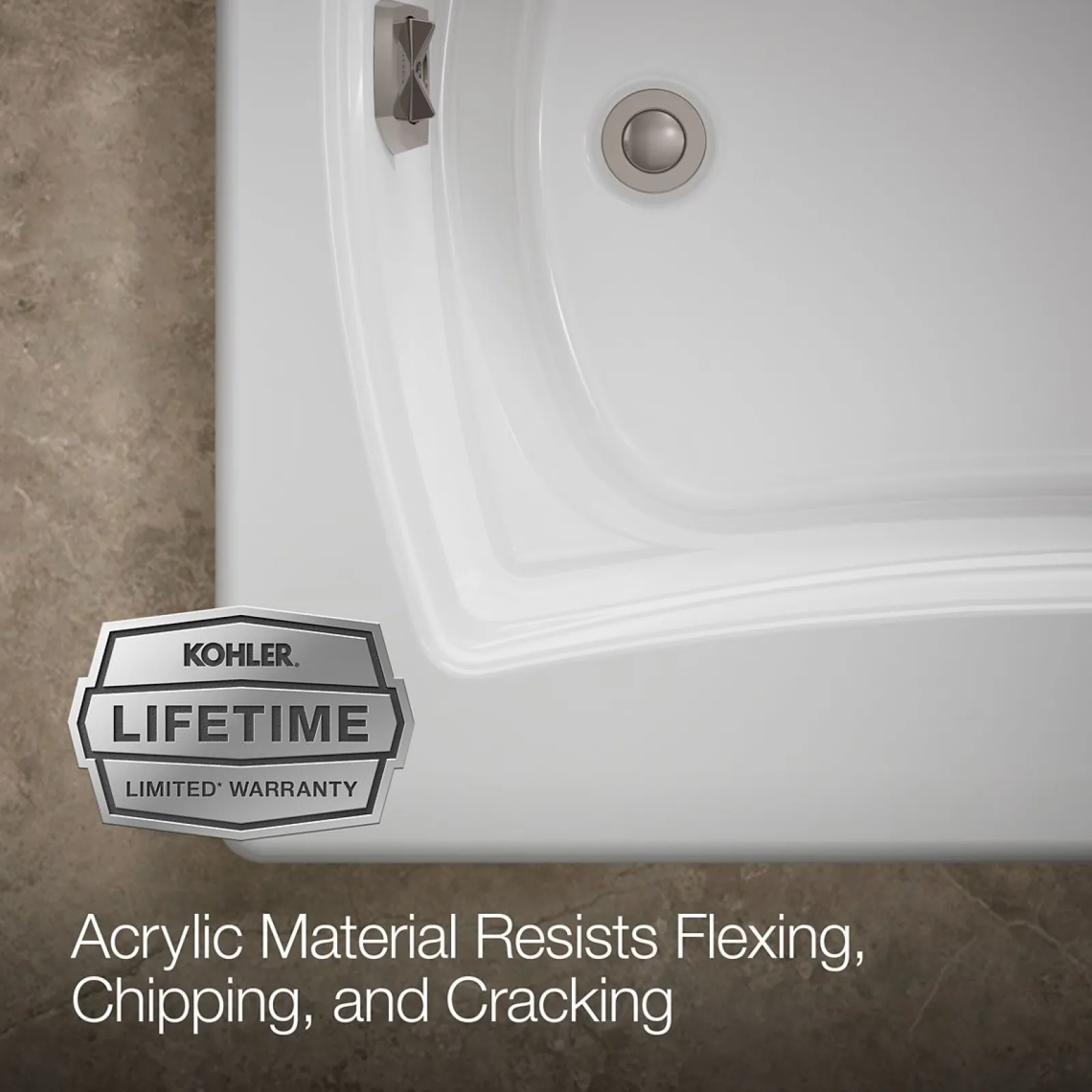 72" x 36" drop-in bath^Kohler Outlet