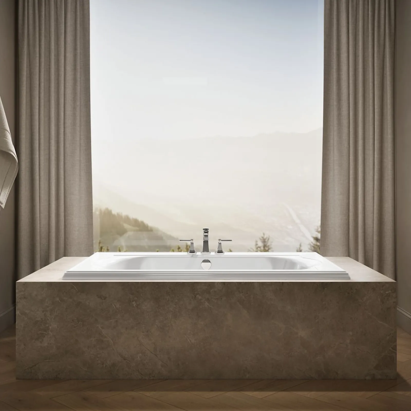 66" x 42" drop-in bath^Kohler Hot