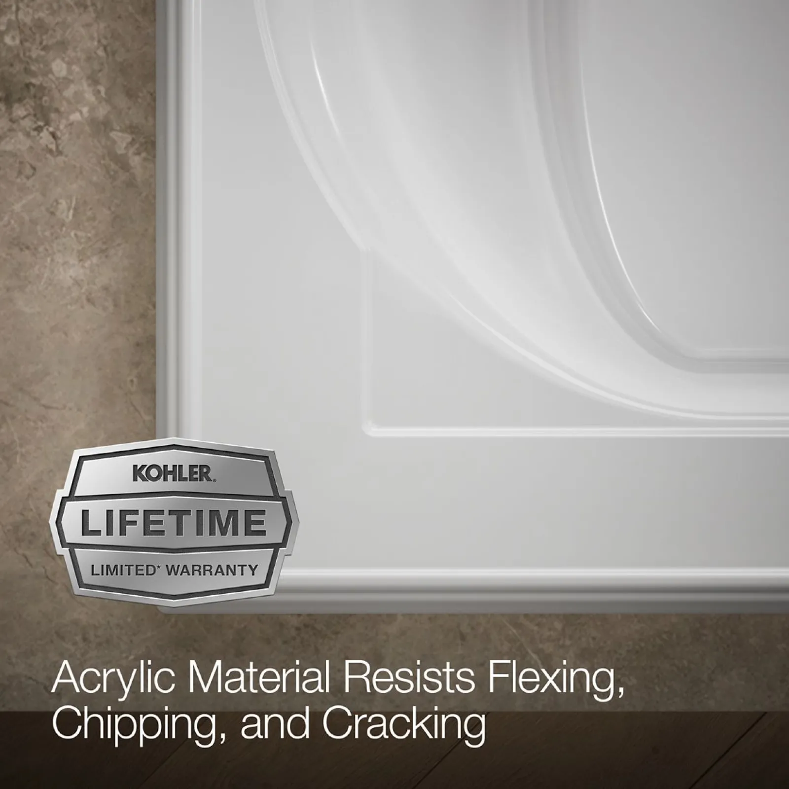 66" x 42" drop-in bath^Kohler Hot