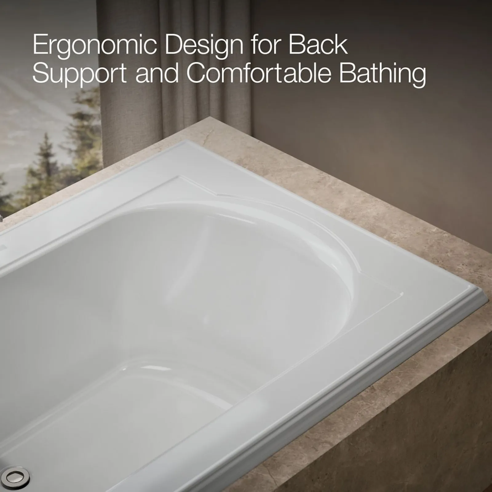 72" x 42" drop-in bath^Kohler Outlet
