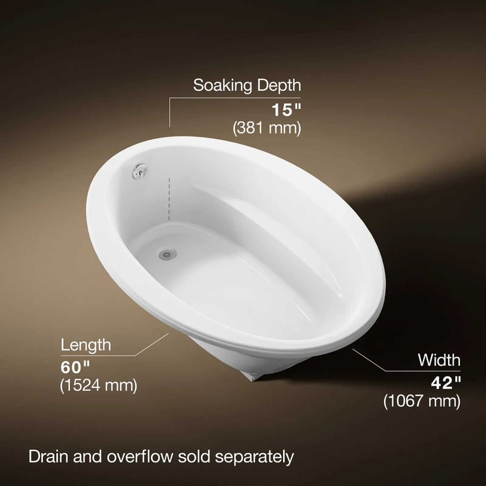 60" x 42" drop-in bath^Kohler Sale
