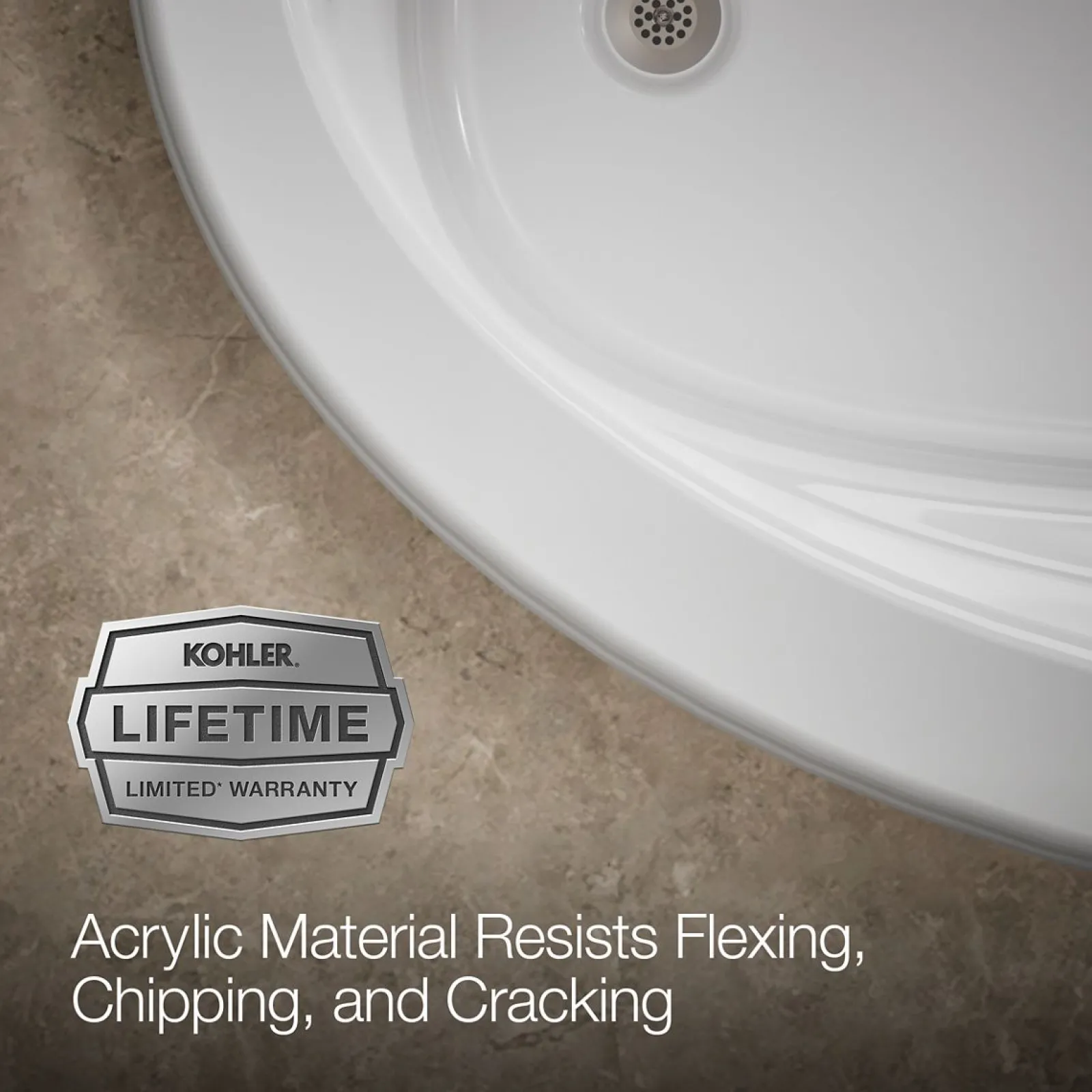72" x 42" drop-in bath^Kohler Outlet