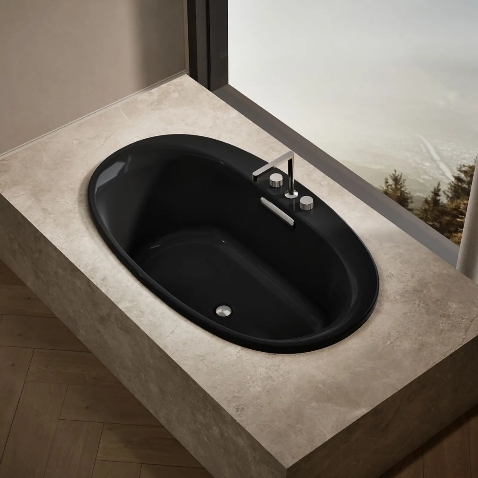 59-3/4" x 35-3/4" drop-in bath^Kohler Best