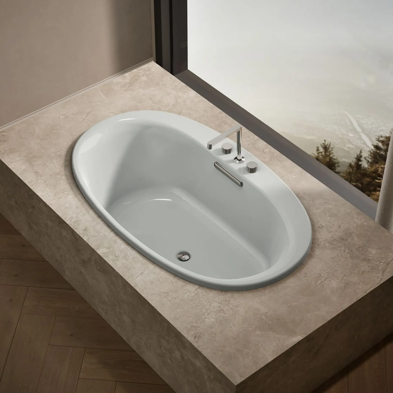 59-3/4" x 35-3/4" drop-in bath^Kohler Best