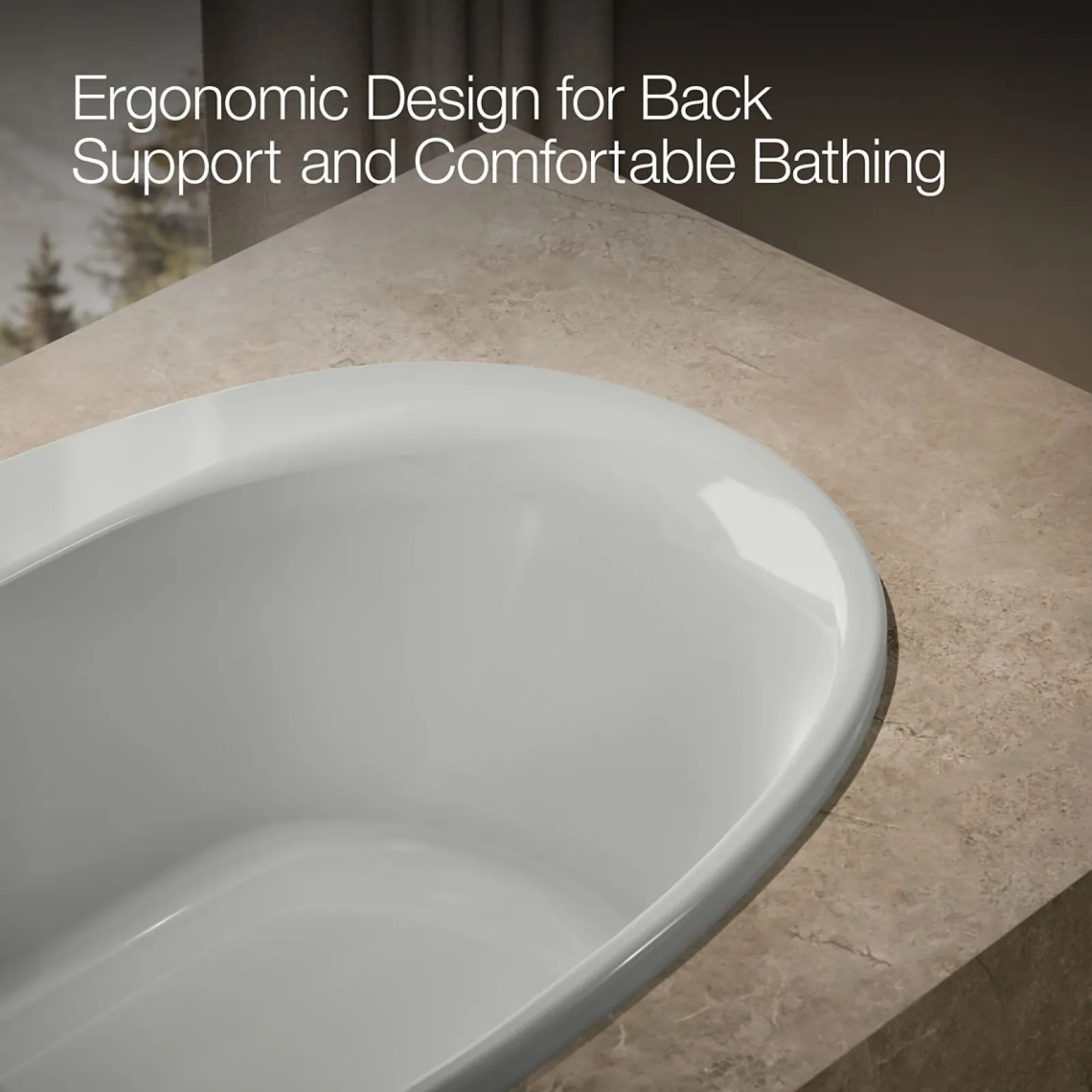 59-3/4" x 35-3/4" drop-in bath^Kohler Best
