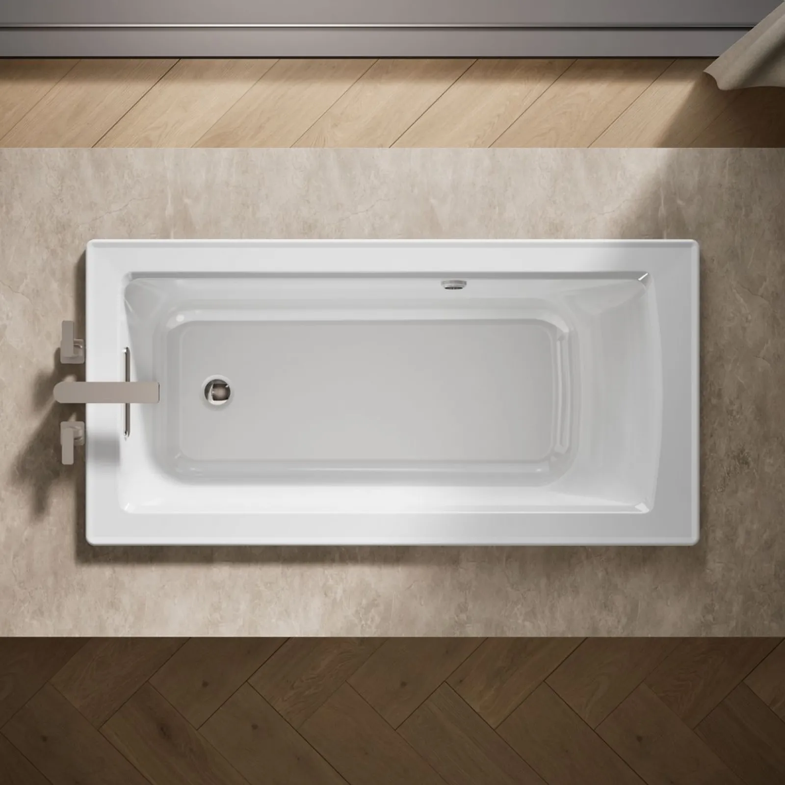 60" x 30" drop-in bath with Bask® heated surface^Kohler Hot