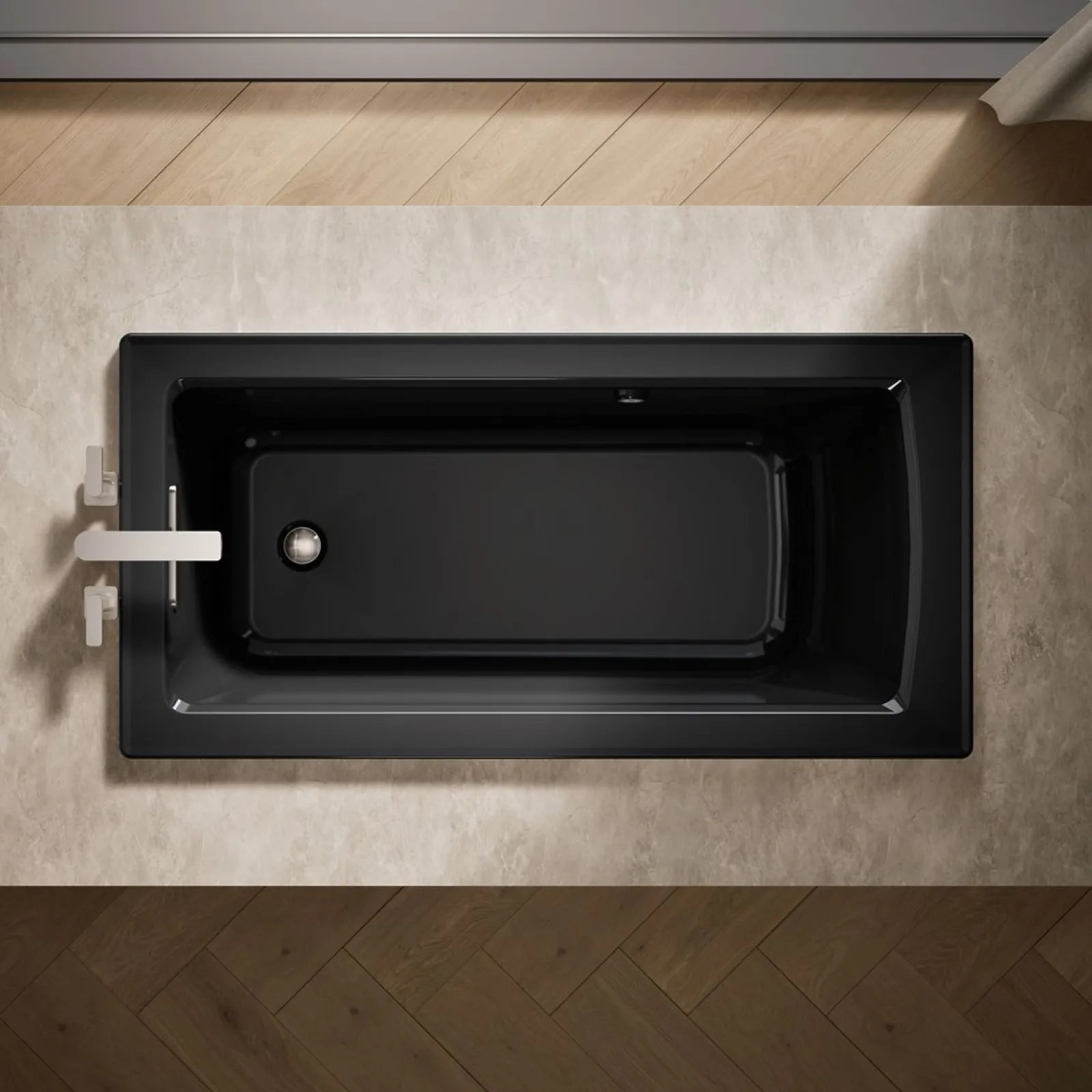 60" x 30" drop-in bath with Bask® heated surface^Kohler Hot