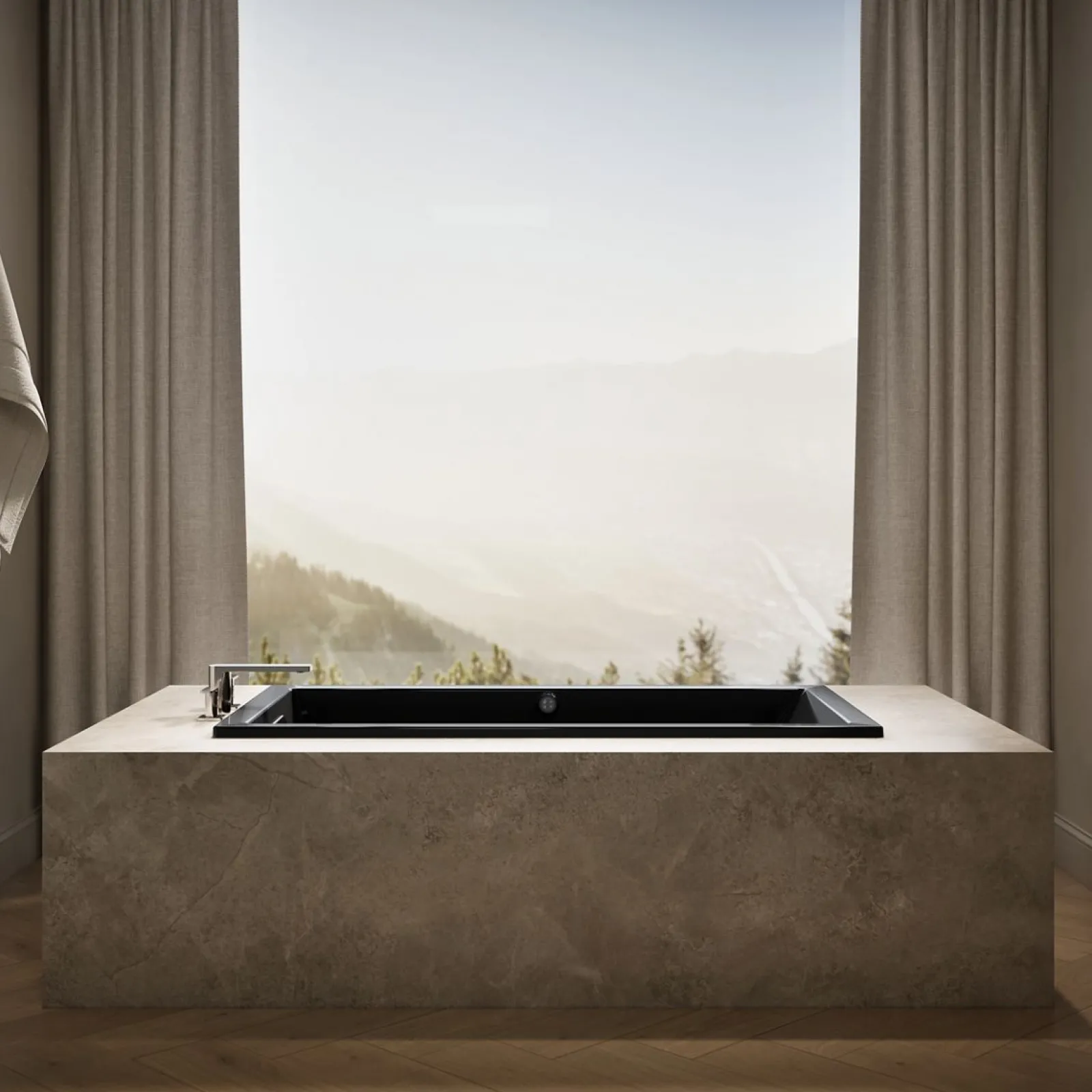 60" x 32" drop-in bath with Bask® heated surface^Kohler Best
