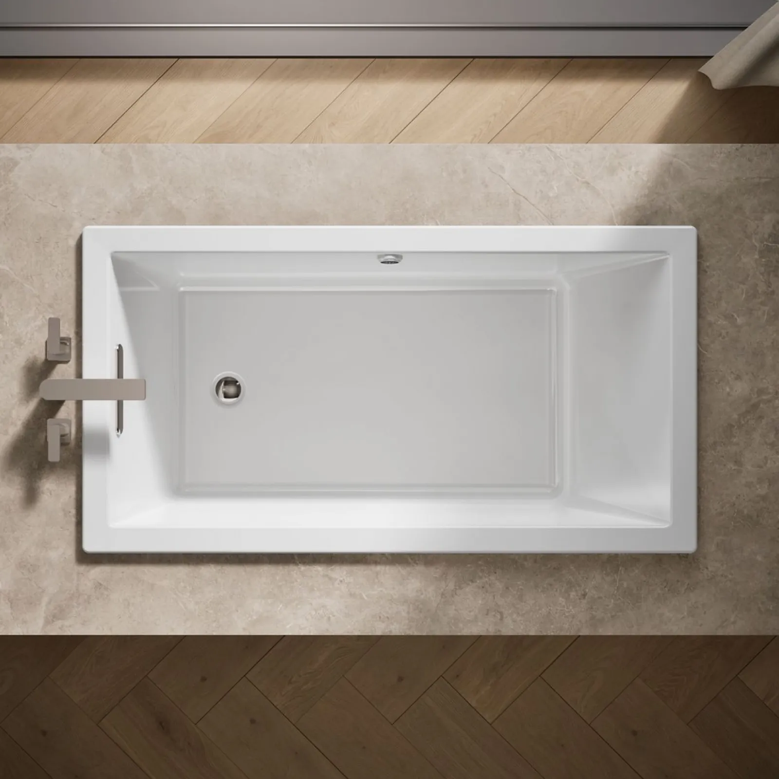 60" x 32" drop-in bath with Bask® heated surface^Kohler Best