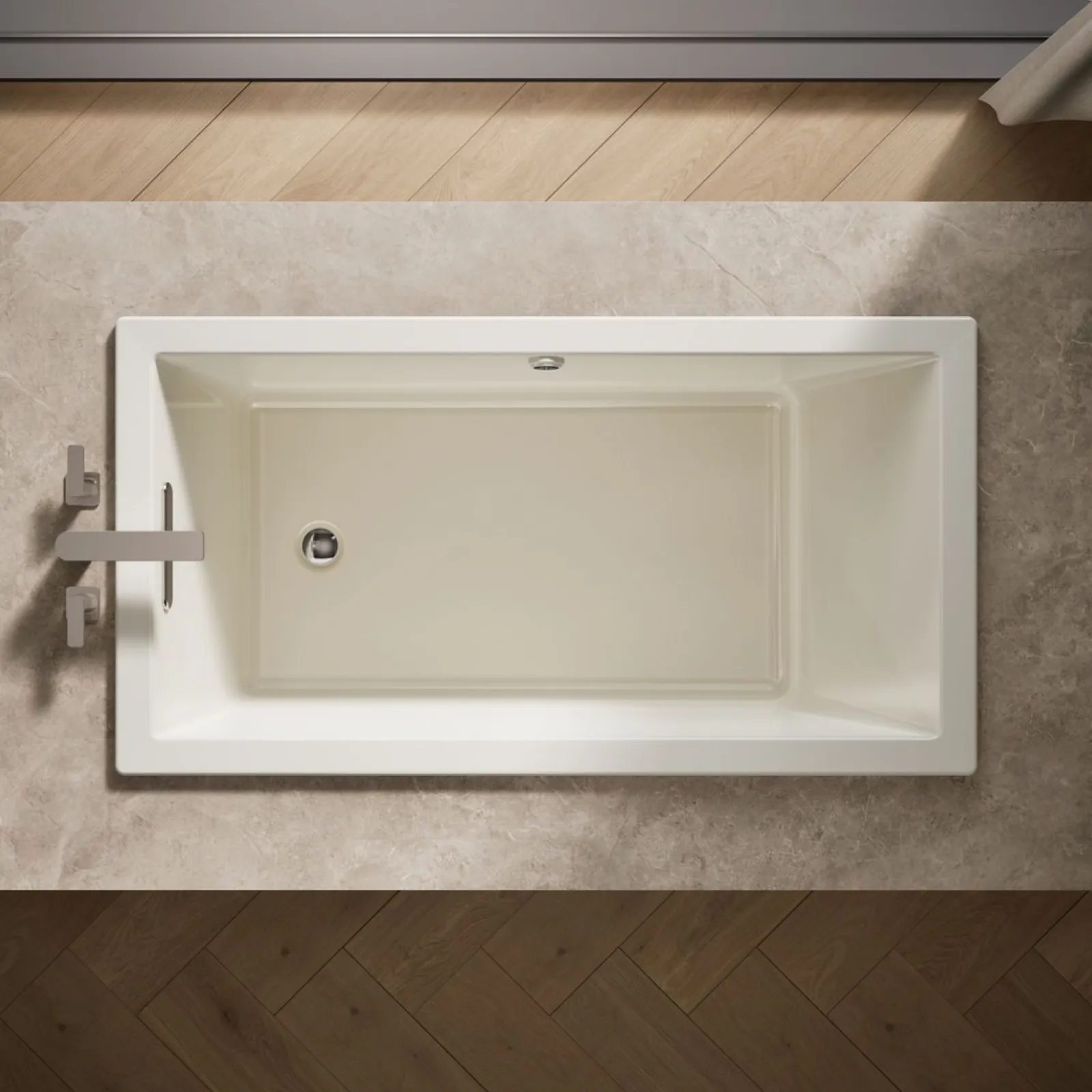 60" x 32" drop-in bath with Bask® heated surface^Kohler Best